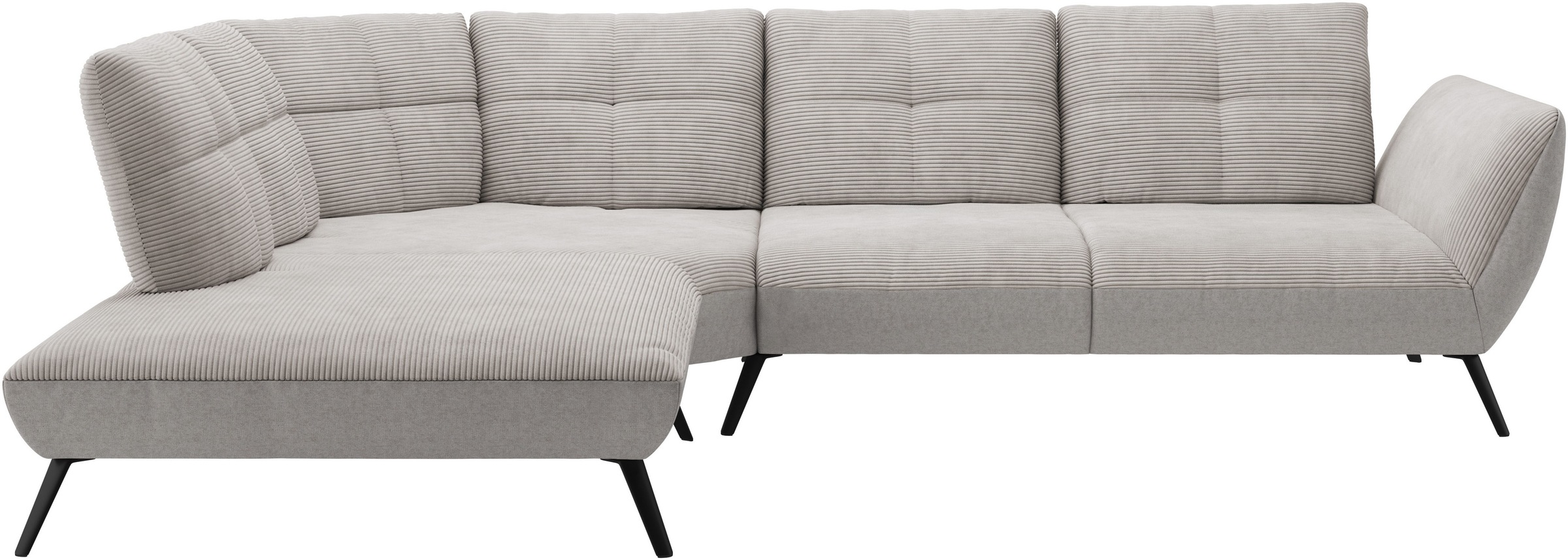 Places of Style Ecksofa »Mikado L-Form«, inkl. Sitztiefenverstellung und Armteilverstellung