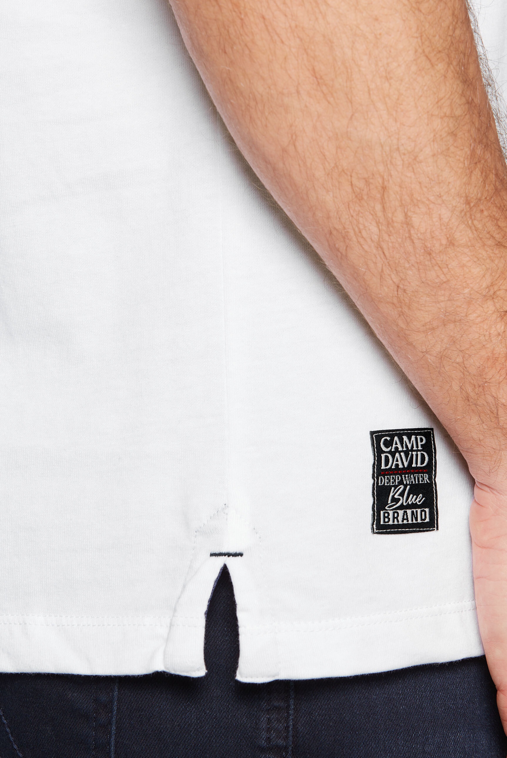 CAMP DAVID Poloshirt, aus Baumwolle