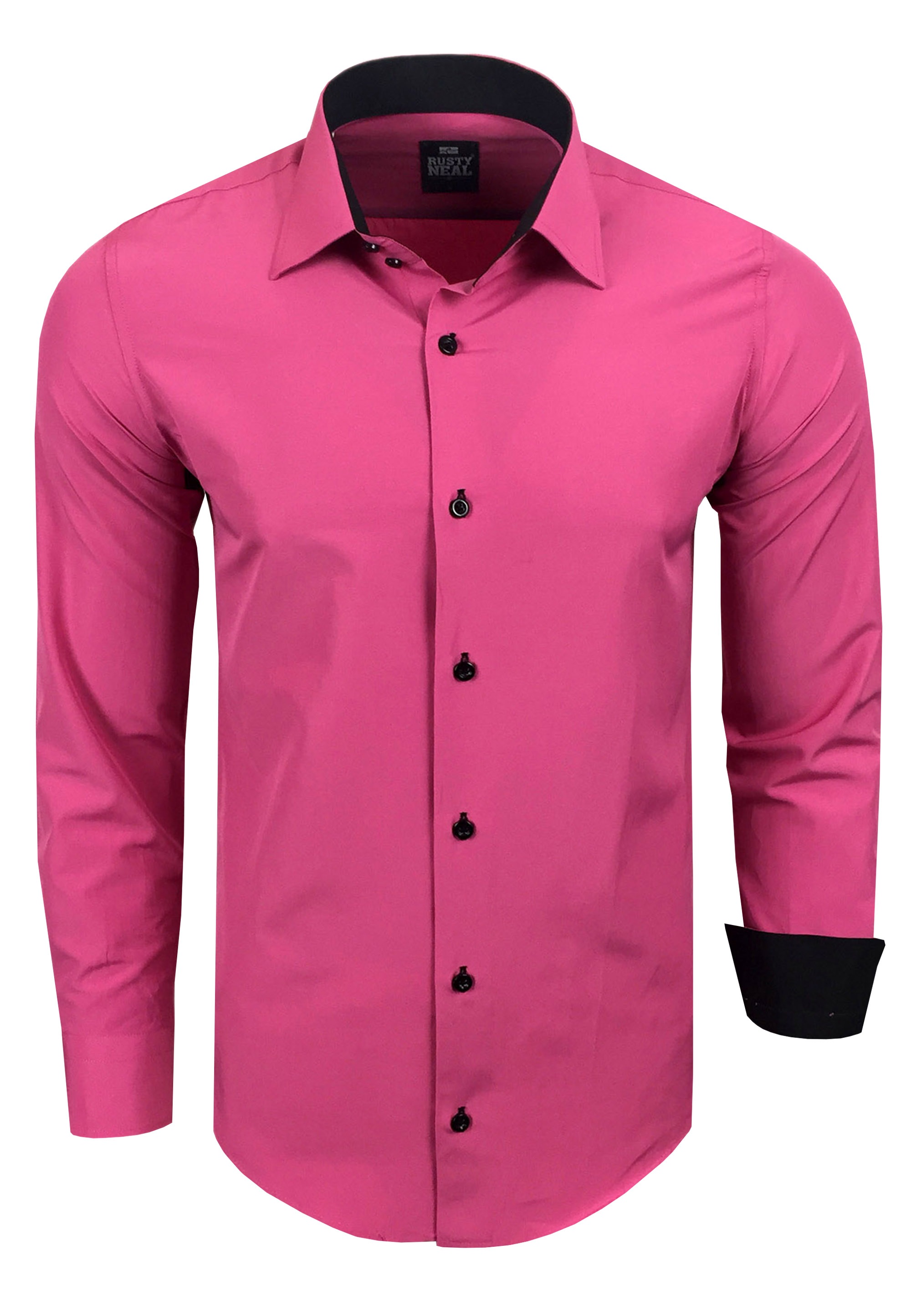 Rusty Neal Langarmhemd, mit trendigem Farbkontrast ▷ für | BAUR