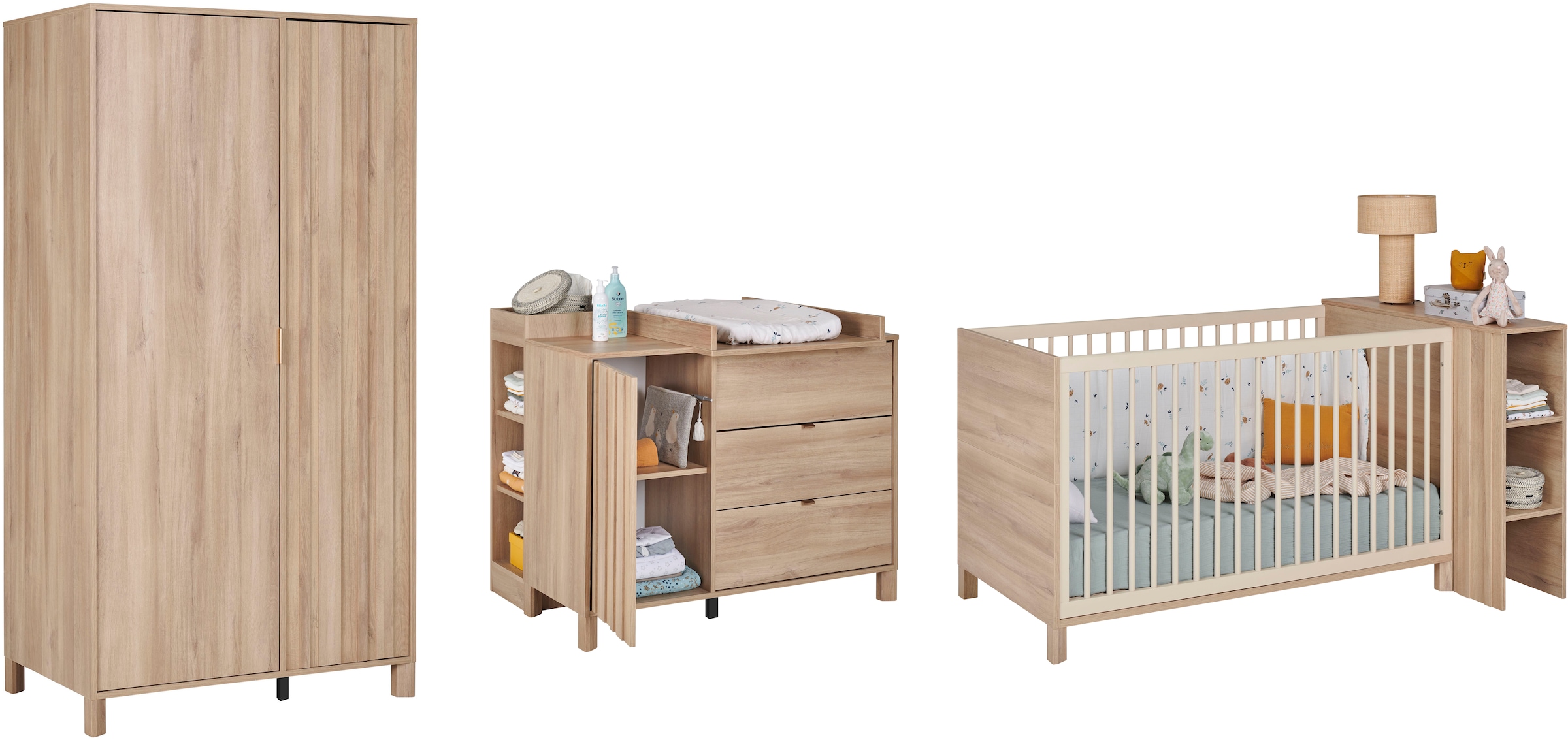 Gami Babyzimmer-Komplettset "SET N3 CALYPSO" 6 Stk. tlg. Viel Stauraum für günstig online kaufen