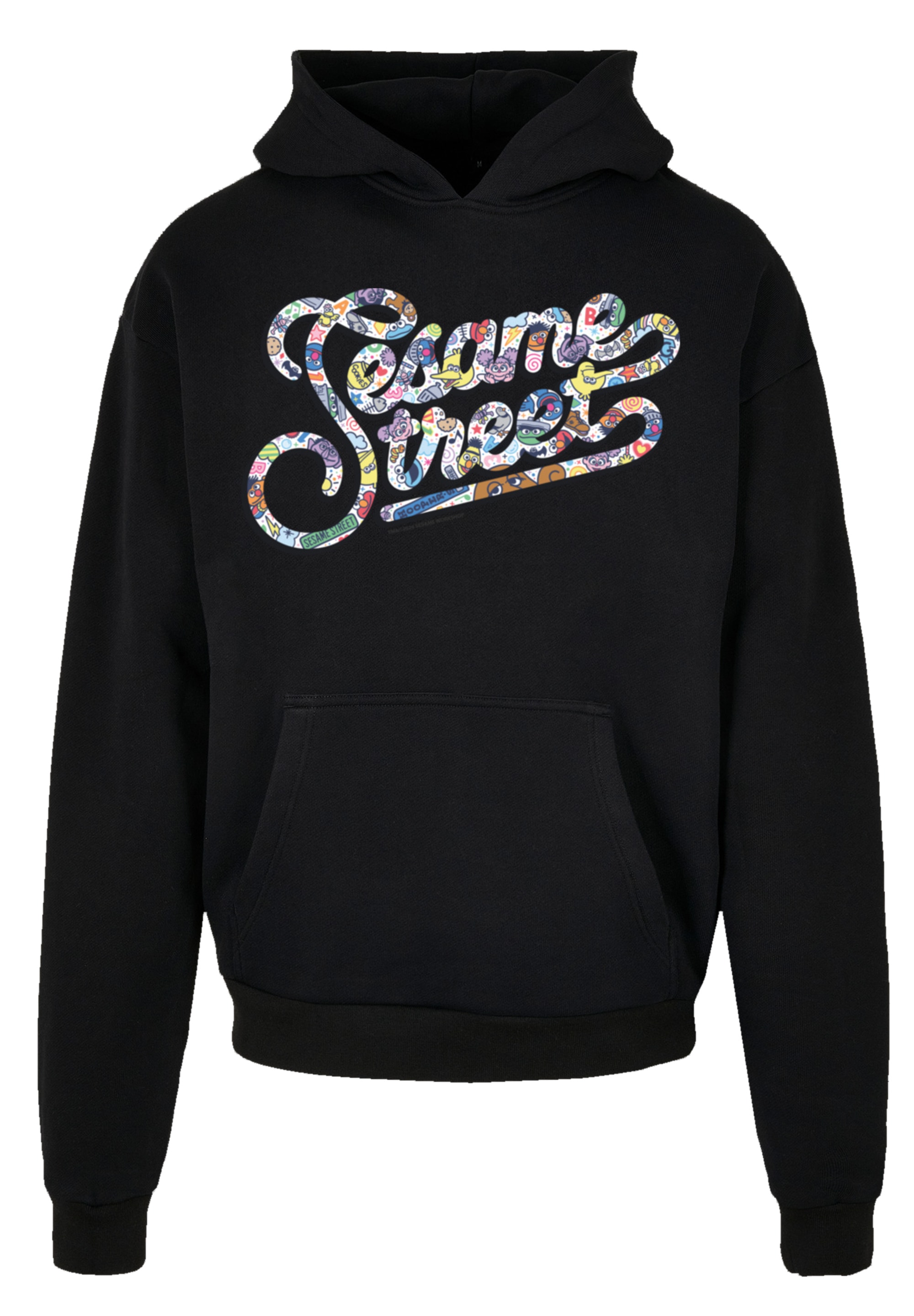 F4NT4STIC Kapuzenpullover "Sesamstraße Coloured lettering", Premium Qualitä günstig online kaufen