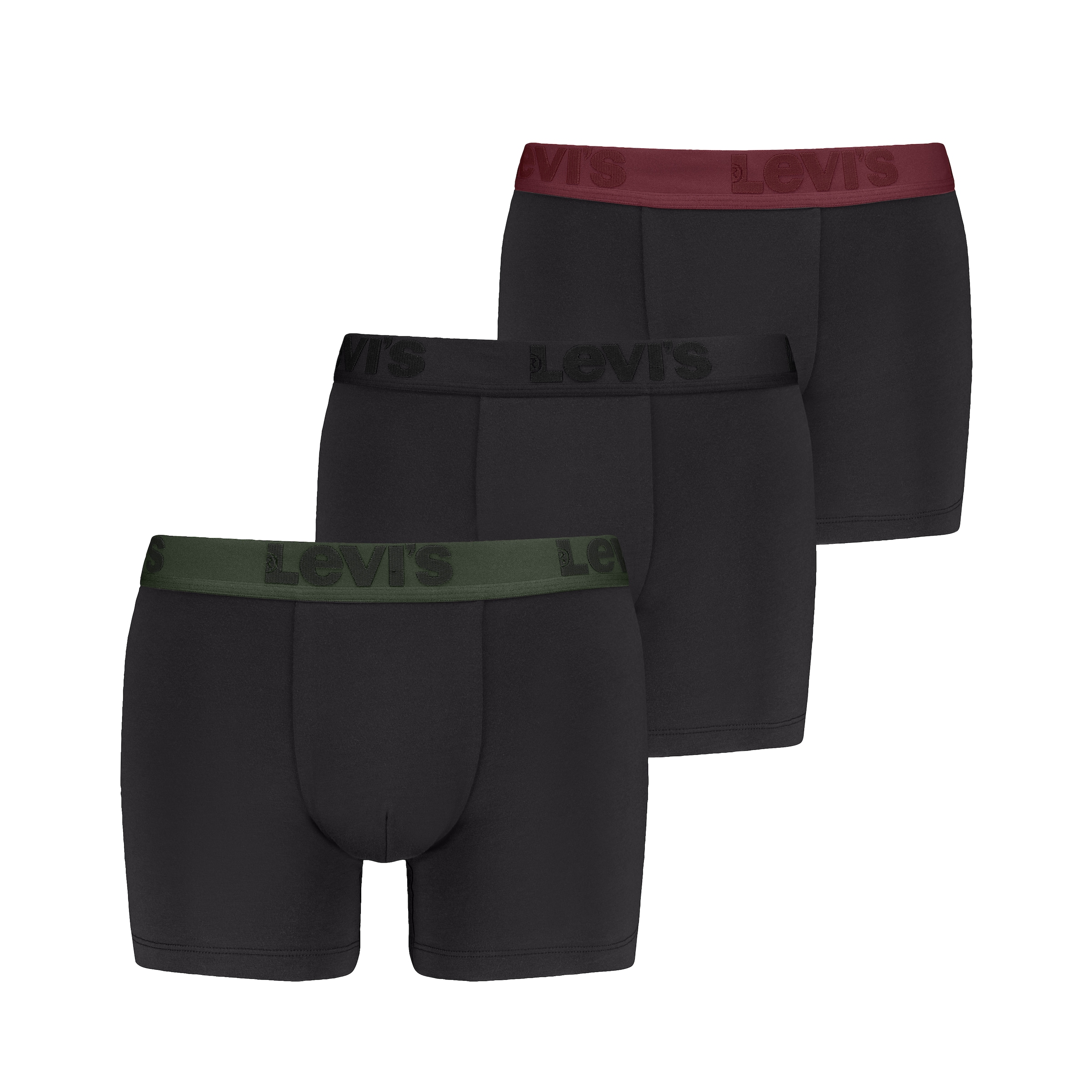 Levis Boxershorts "LEVIS MEN PREMIUM BOXER BRIEF 3P", mit breitem Logobund günstig online kaufen