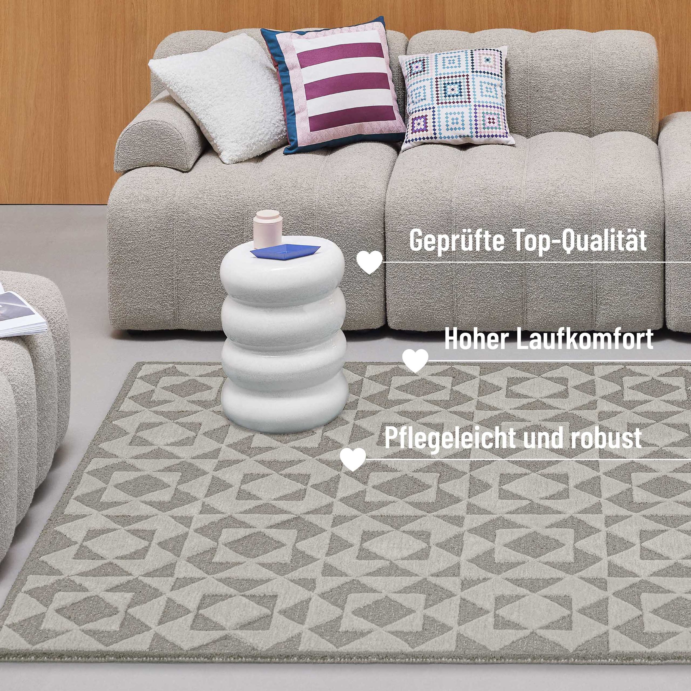 Wecon Home Downtown Rug Taupe 200x290cm 3