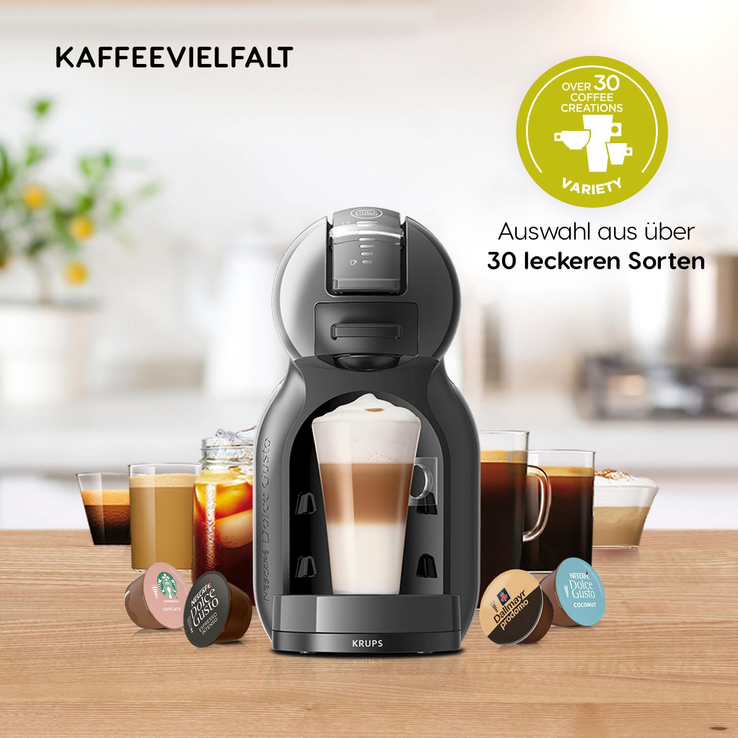 NESCAFÉ® Dolce Gusto® Kapselmaschine »KP1208 Mini Me«, samtige Crema, Play & Select-Funktion, automatische Abschaltung