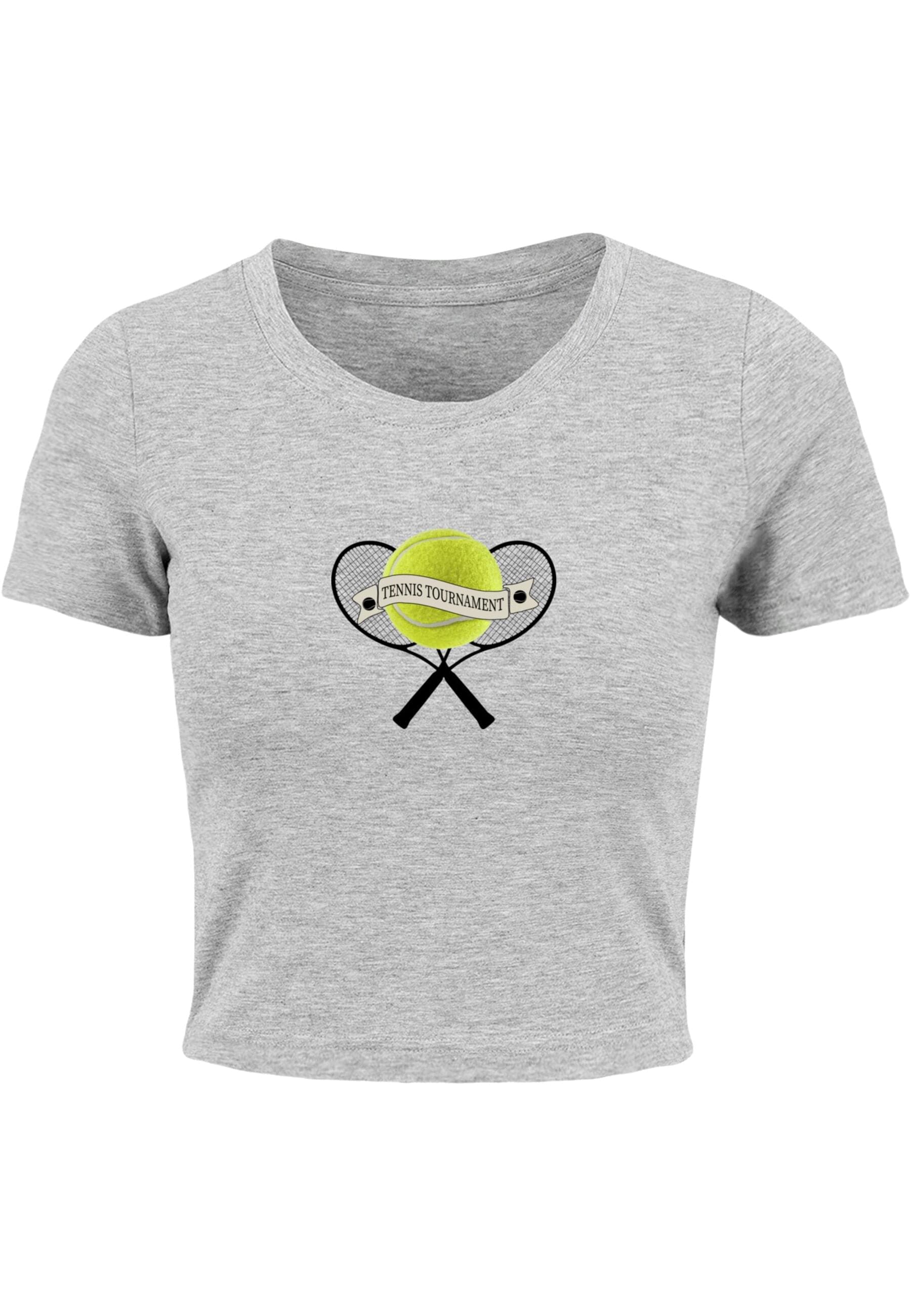 T-Shirt »Merchcode Damen Ladies Tennis Tournament Cropped Tee«