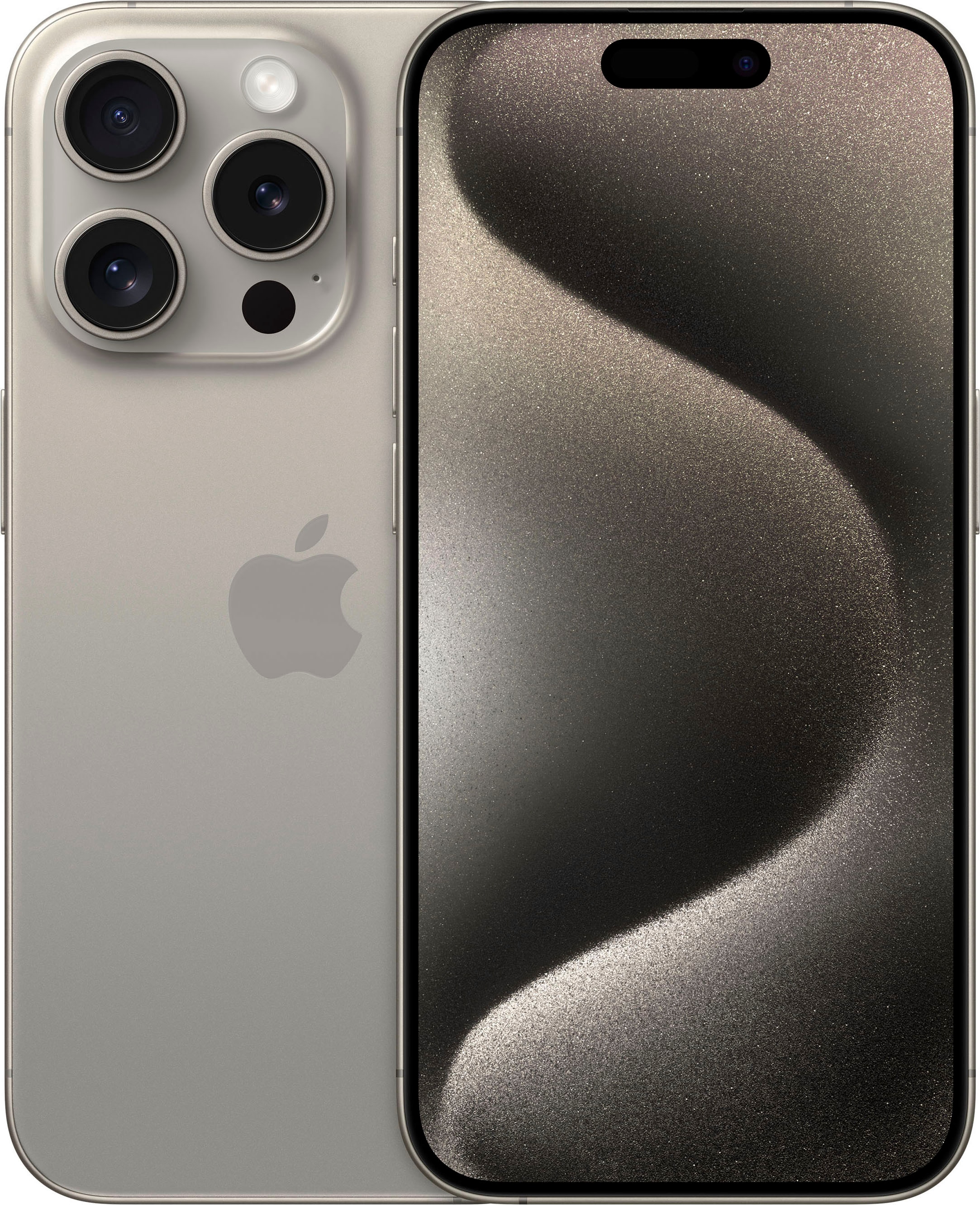 Apple Smartphone »iPhone titanium, Speicherplatz, Kamera 15,5 natural 256GB«, Pro | Zoll, 48 GB cm/6,1 MP 256 15 BAUR