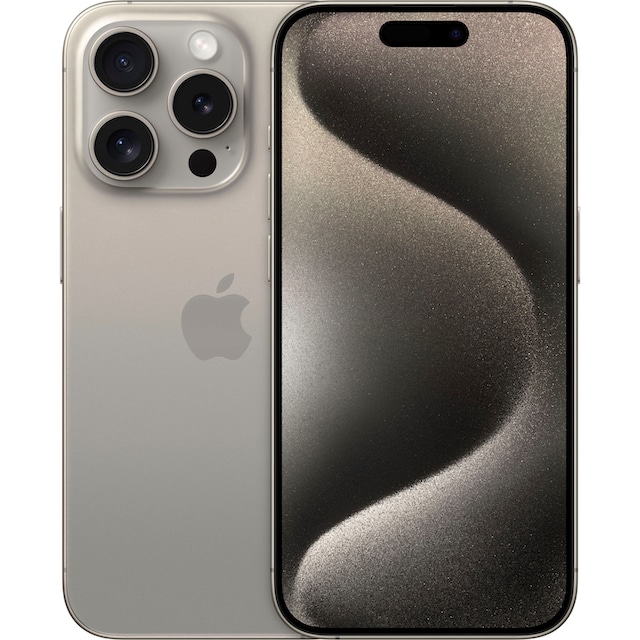 Zoll, »iPhone 256GB«, | Pro Speicherplatz, Apple 256 Kamera Smartphone 48 cm/6,1 natural MP BAUR 15,5 15 GB titanium,