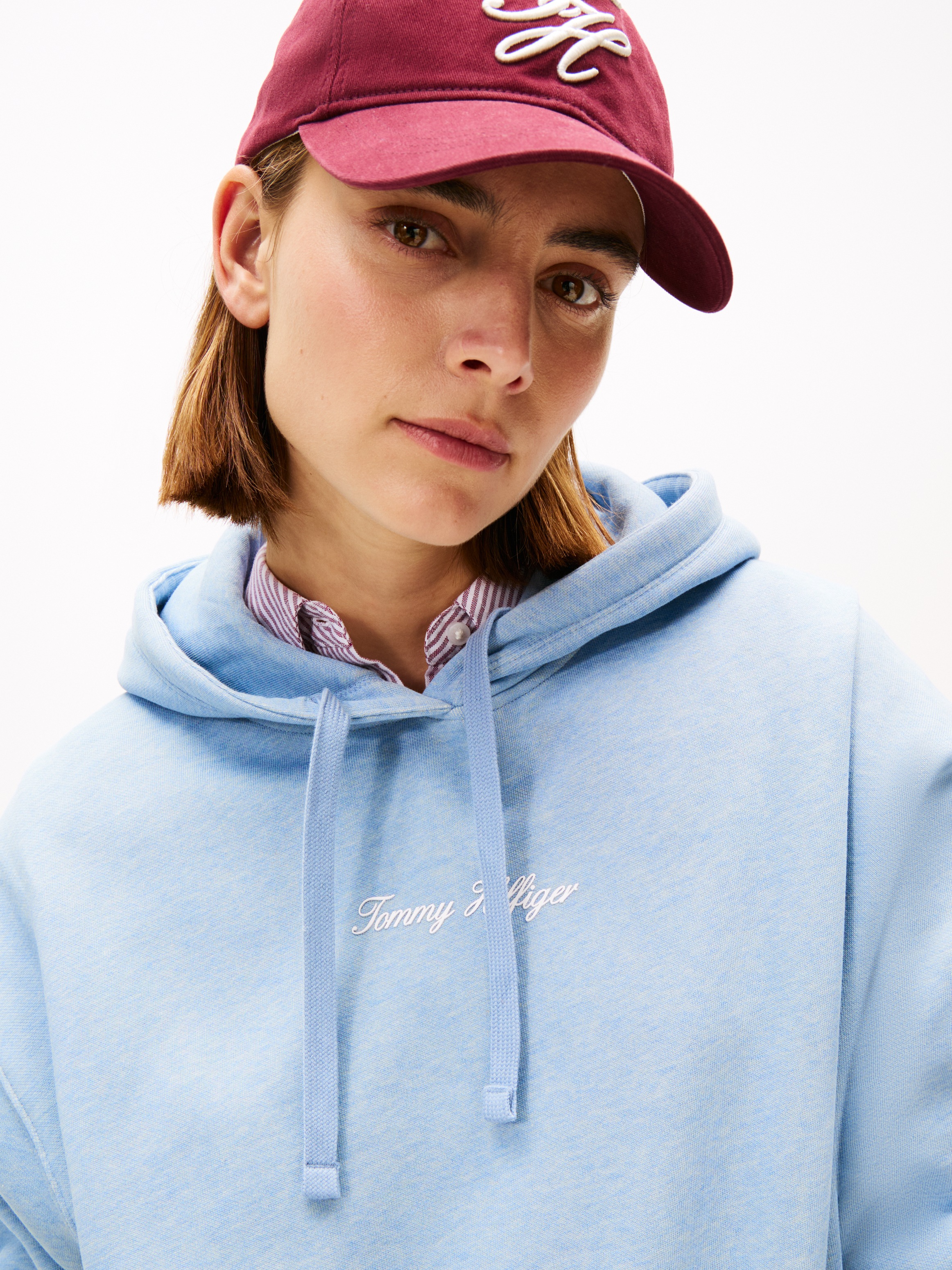 Tommy Hilfiger Kapuzensweatshirt "CLASSIC SCRIPT FLEECE HOODIE" günstig online kaufen