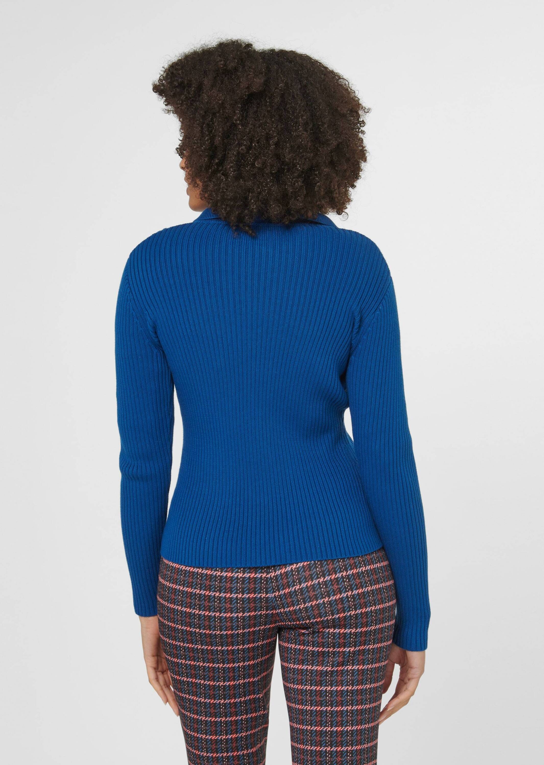 MADELEINE Strickjacke »Strickjacke Rippstrick-Jacke mit langen Ärmeln«