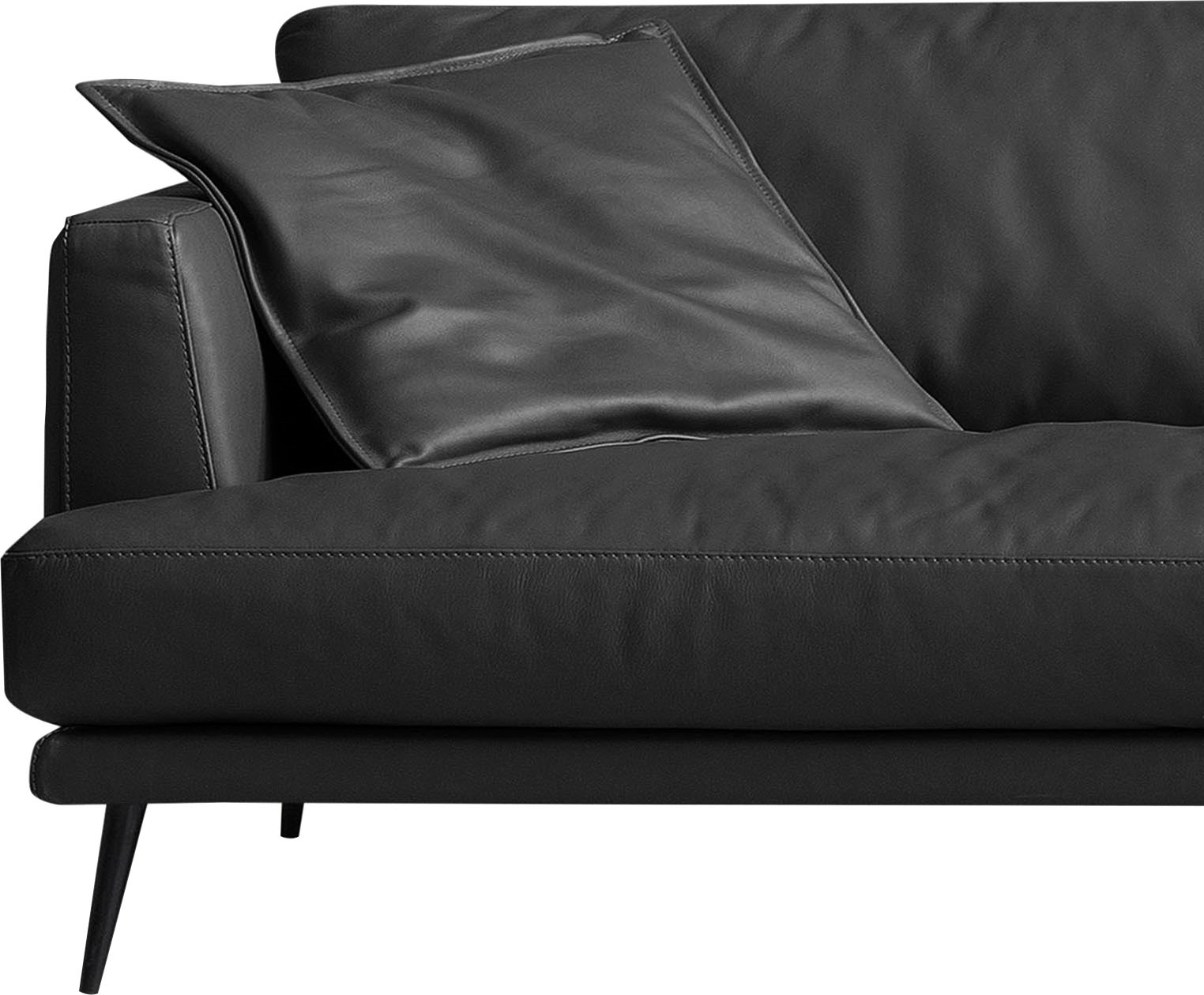 Egoitaliano 2,5-Sitzer »Sophia, Designsofa mit extrakomfortablem Sitzkomfort«, Daunenfederung, inkl. 2 Kissen