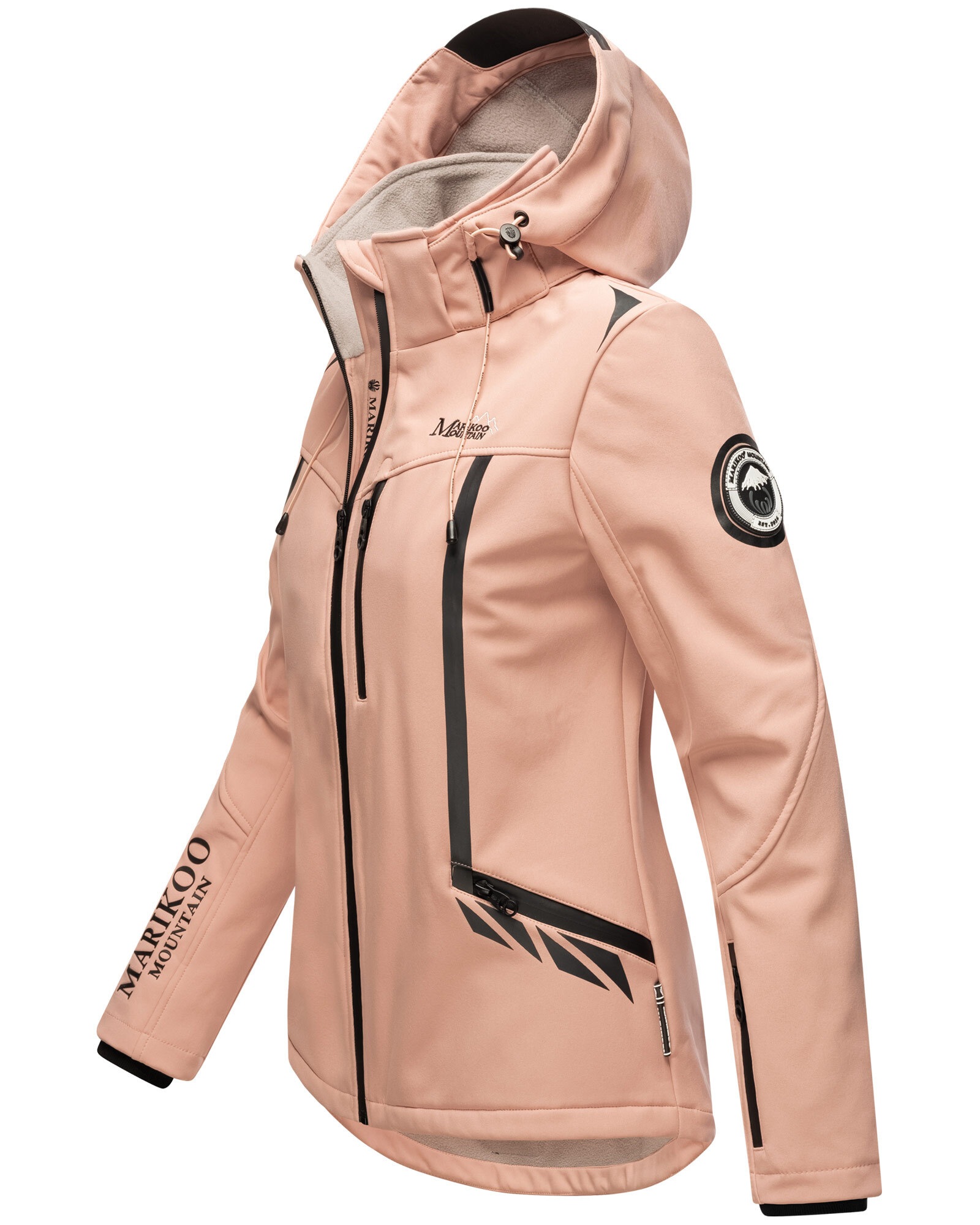 Thumbnail - Marikoo Softshelljacke "Mount-Cho-Oyu", mit abnehmbarer Kapuze