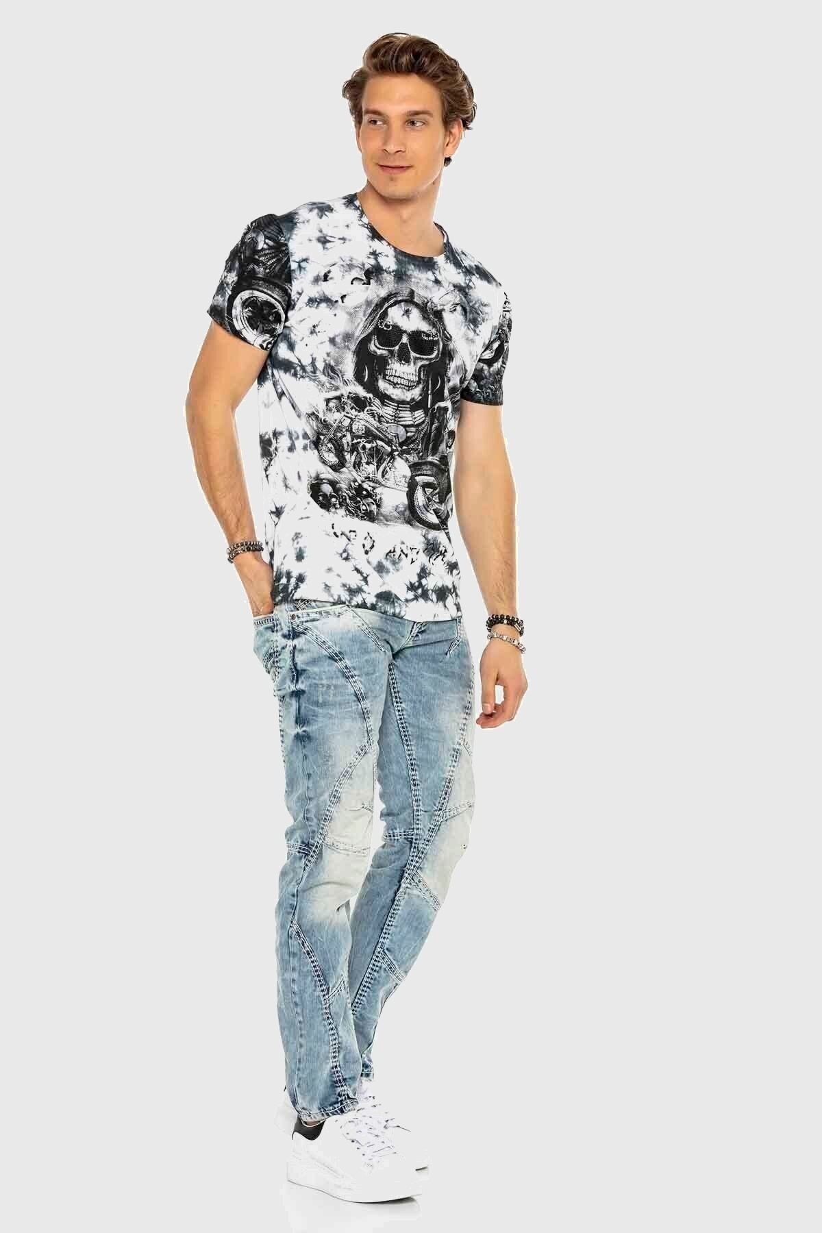 Cipo & Baxx Regular-fit-Jeans »Jeans«, mit moderner Waschung