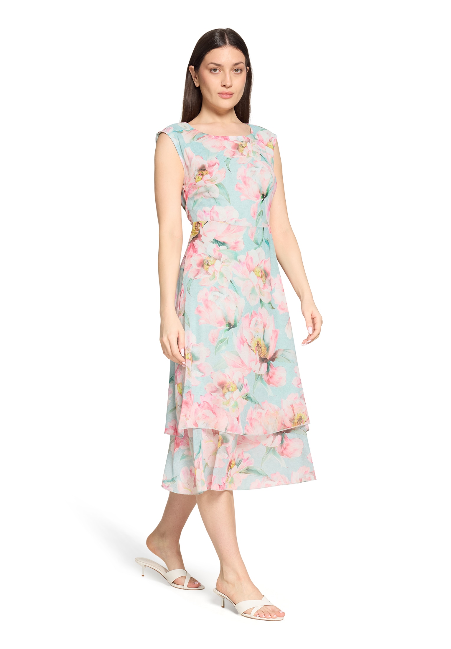 Betty Barclay Chiffonkleid »Damen mit Bindegürtel« Ohne Tasche