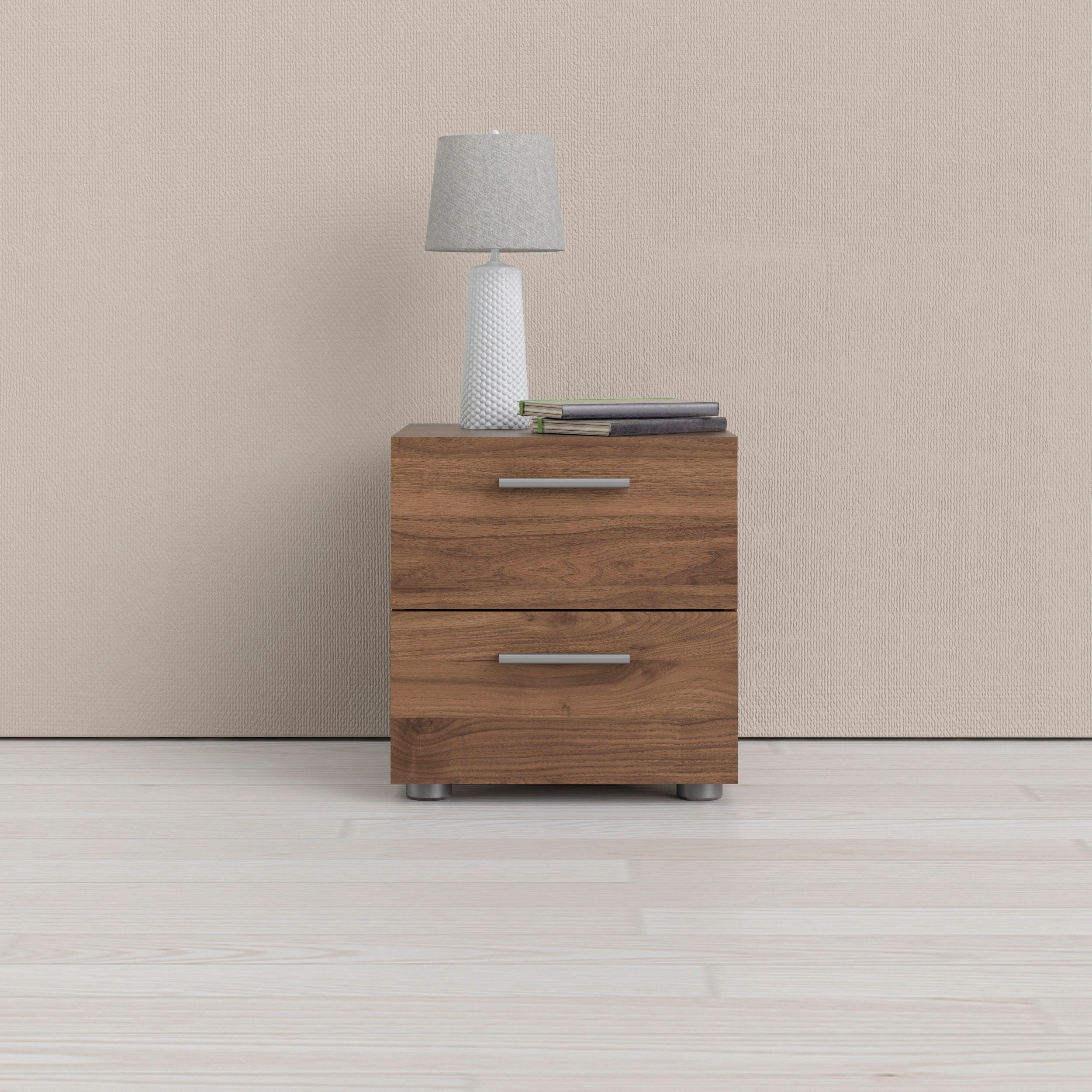 Home affaire Nachtkommode "Pepe, Nachttisch, Nachtschrank, Beistelltisch," mit 2 Schubläden, Breite 40, Höhe 42 cm
