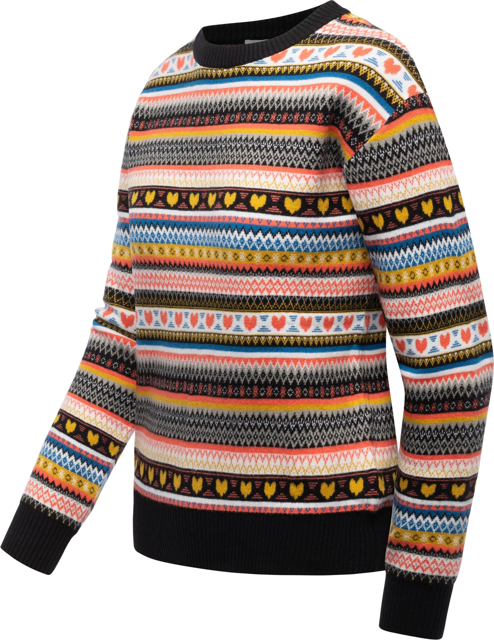 Ragwear Rundhalspullover »Nordeena« gemusterter Damen Strickpullover
