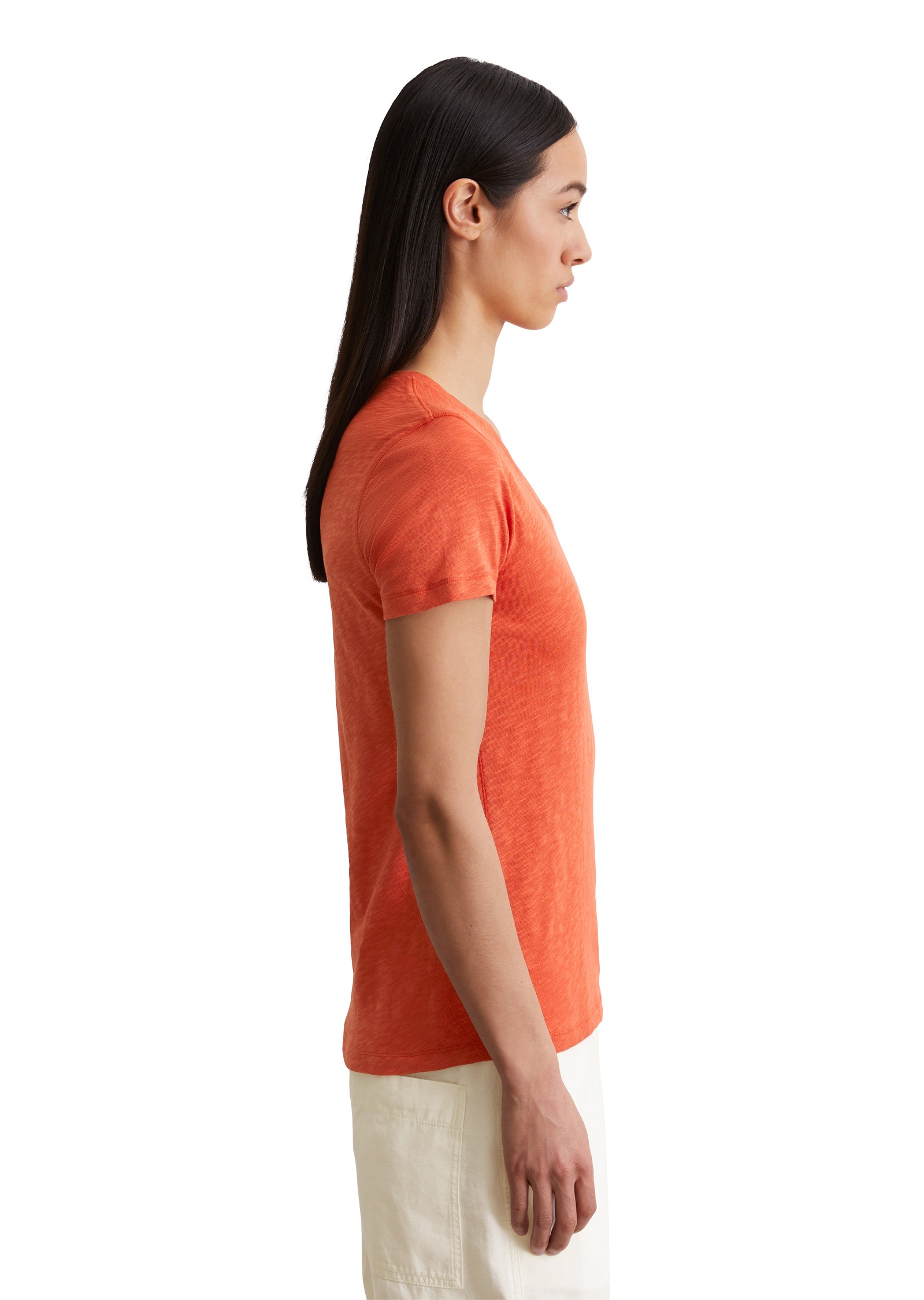 Marc OPolo T-Shirt "mit getwistetem Ausschnitt" günstig online kaufen