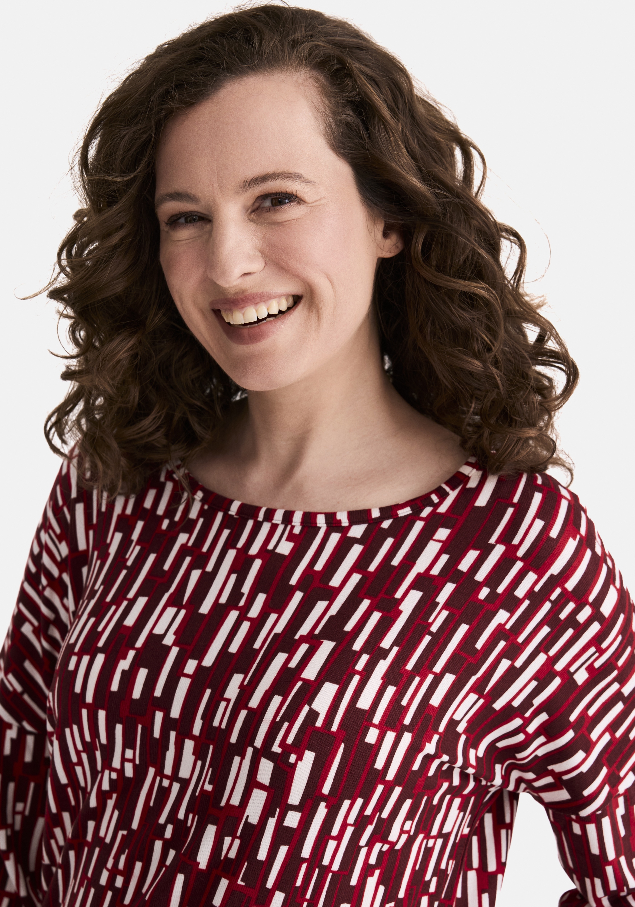 STOOKER WOMEN 3/4-Arm-Shirt »CARLY T-Shirt 3/4-Arm« Loose Fit Shirt Rundhals 3/4 Arm für Damen