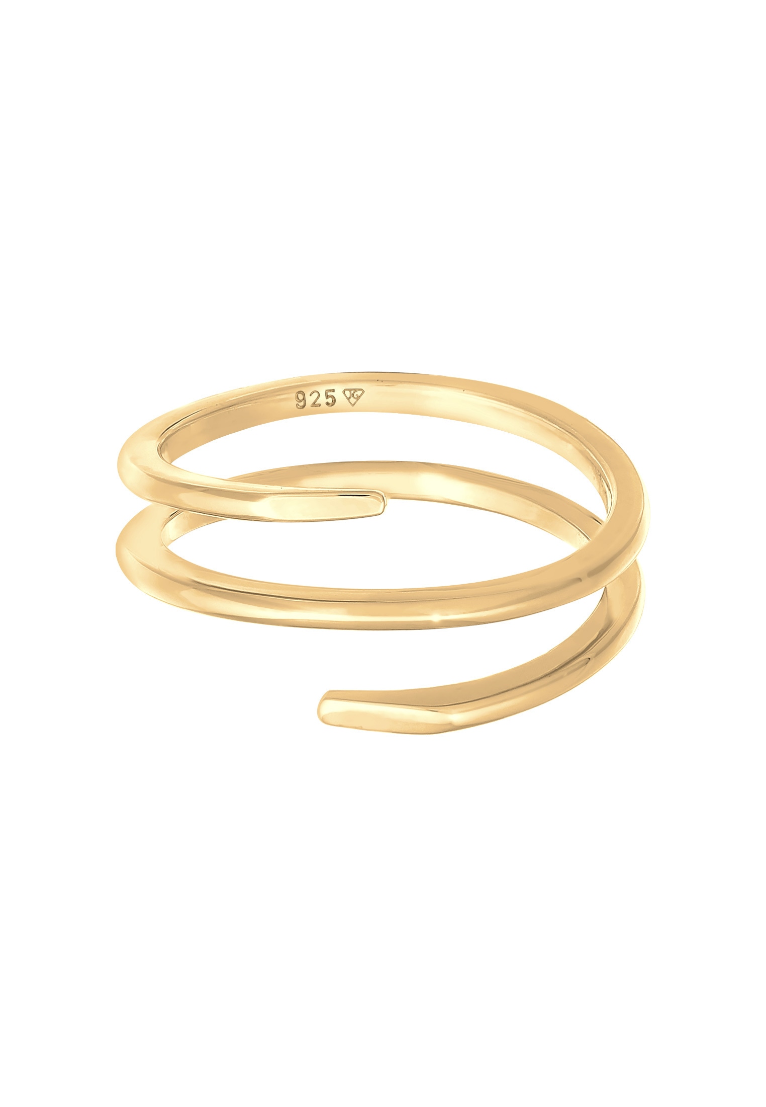 Elli Fingerring »Wickelring Twist Fein 925 Silber«