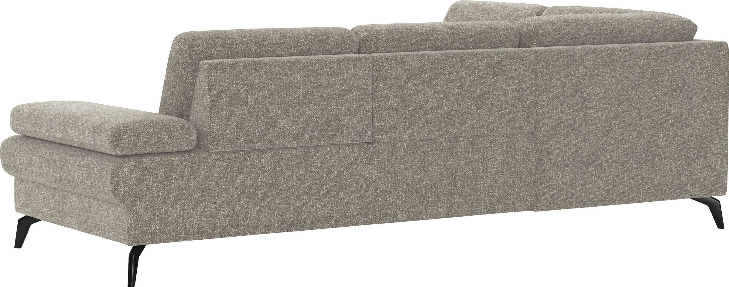 sit&more Ecksofa »Morris L-Form, inkl. Sitztiefenverstellung«, wahlweise mit Armteilverstellung, Bettfunktion & Bettkasten