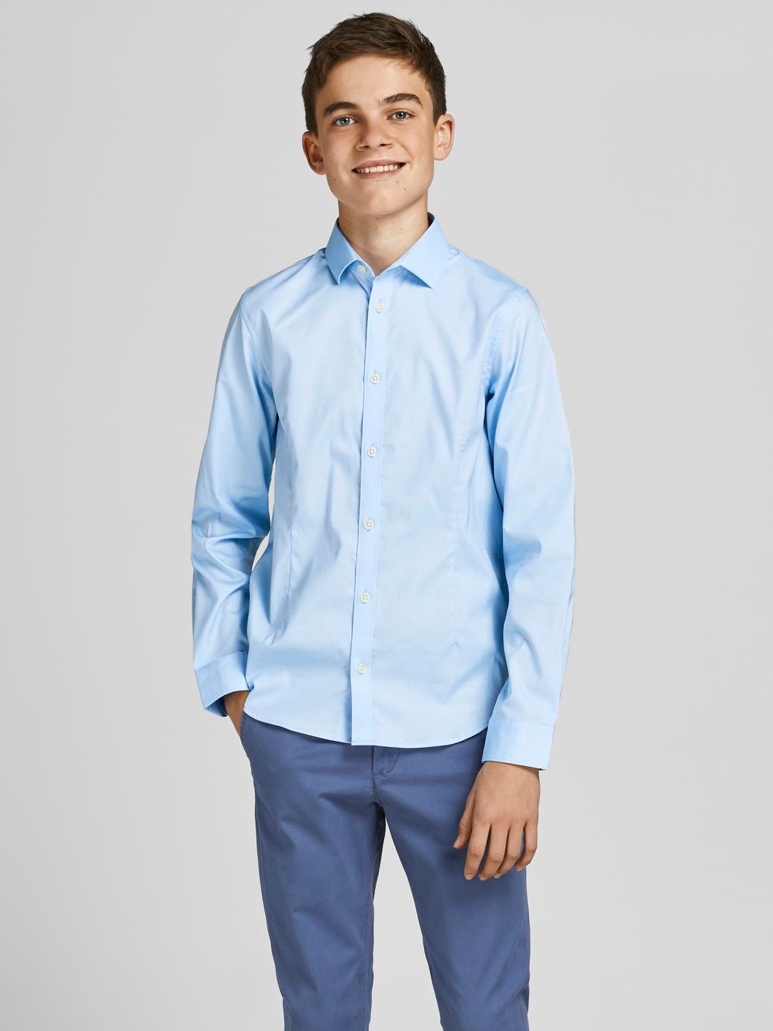 Jack & Jones Junior Langarmhemd »JPRPARMA SHIRT L/S NOOS JNR«