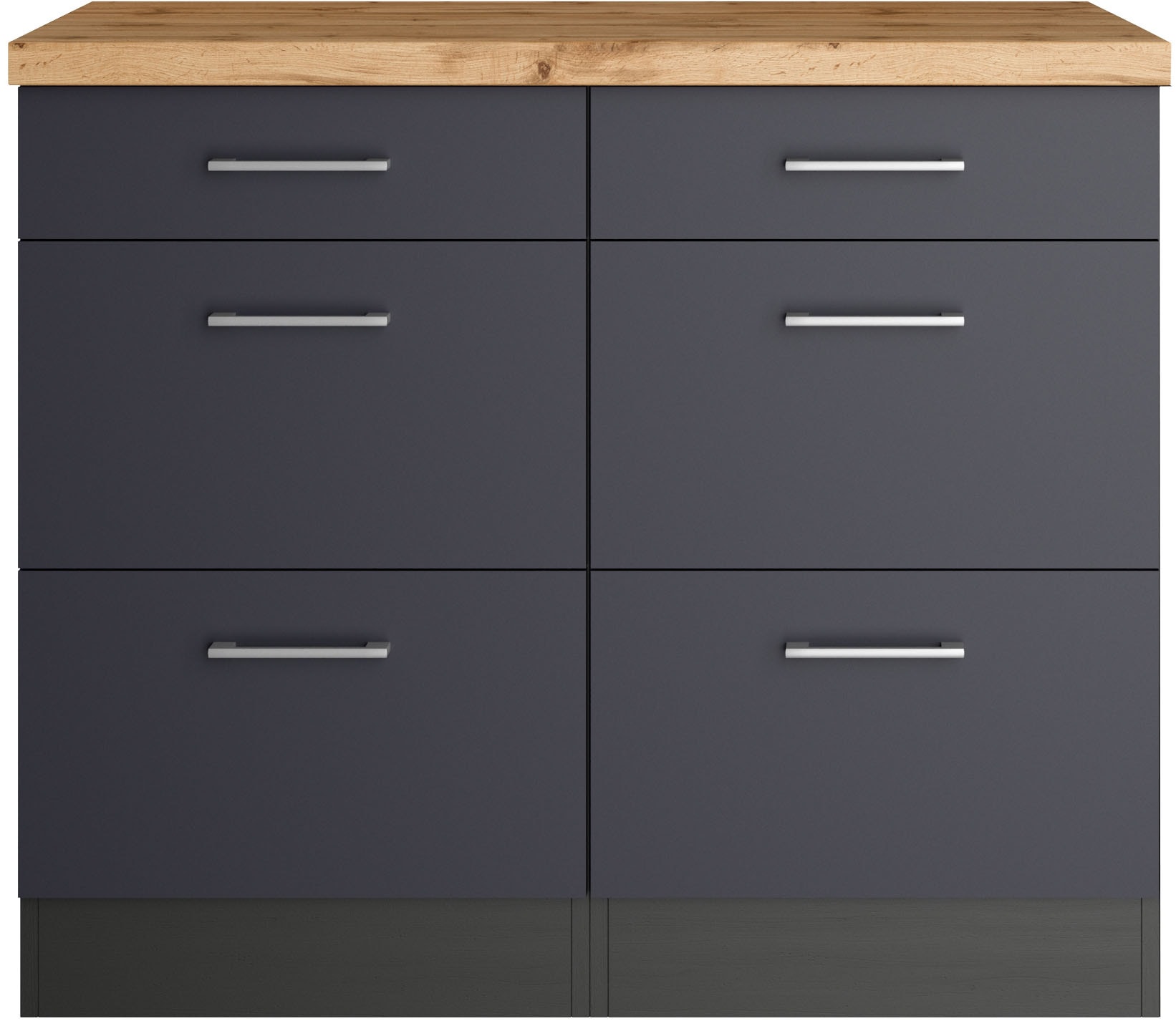 KOCHSTATION Unterschrank »KS-Milan«, HELD Möbel, Auszugschrank 100 cm, matte oder hochglänzende Fronten