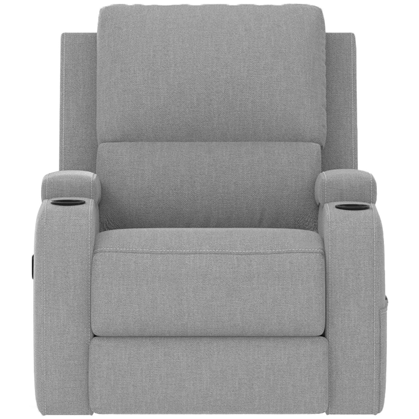 OTTO home Relaxsessel »NAPORI Struktur, Kinosessel, Multimedia-Sessel« TV-Sessel mit manueller u elektrischer Relaxfunktion u. Getränkehalter