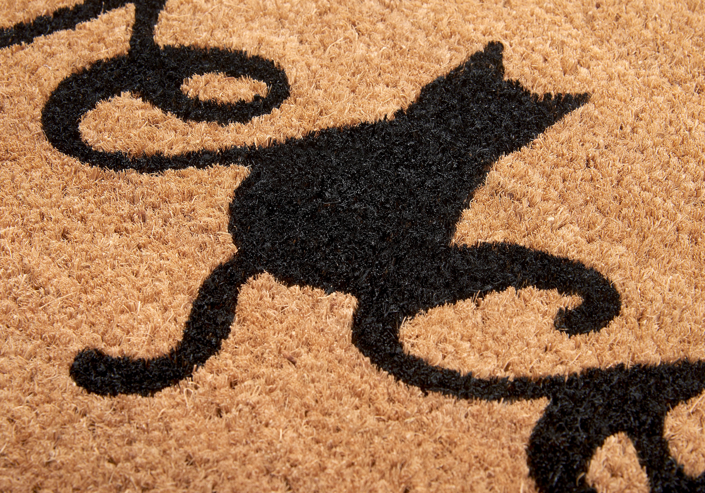 Black Friday HANSE Home Fußmatte »Mix Mats Kokos Cat Paws Welcome«,  rechteckig, Kokos, Schmutzfangmatte, Outdoor, Rutschfest, Innen, Kokosmatte,  Flur | BAUR