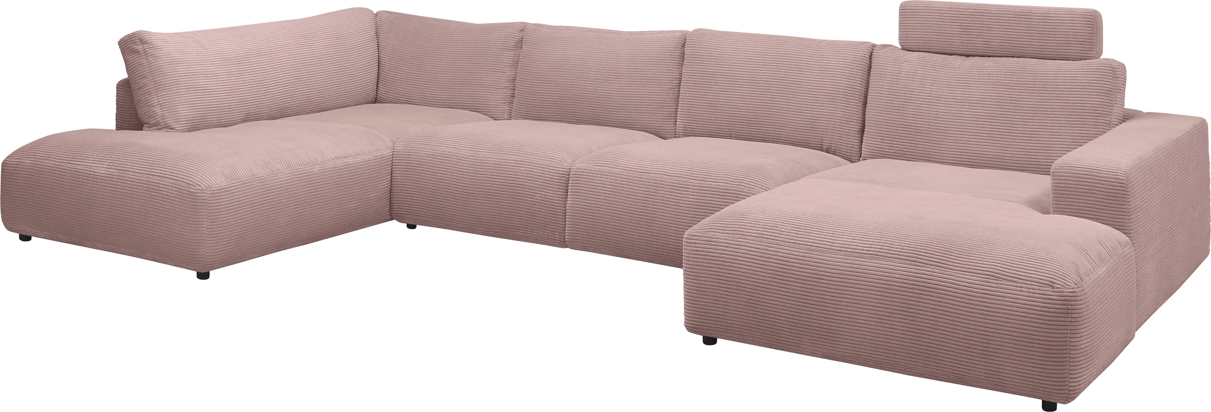 Musterring Wohnlandschaft »Lucia U-Form«, Verschiedene Farben, inkl. Kopfstütze, Gesamtbreite 434 cm