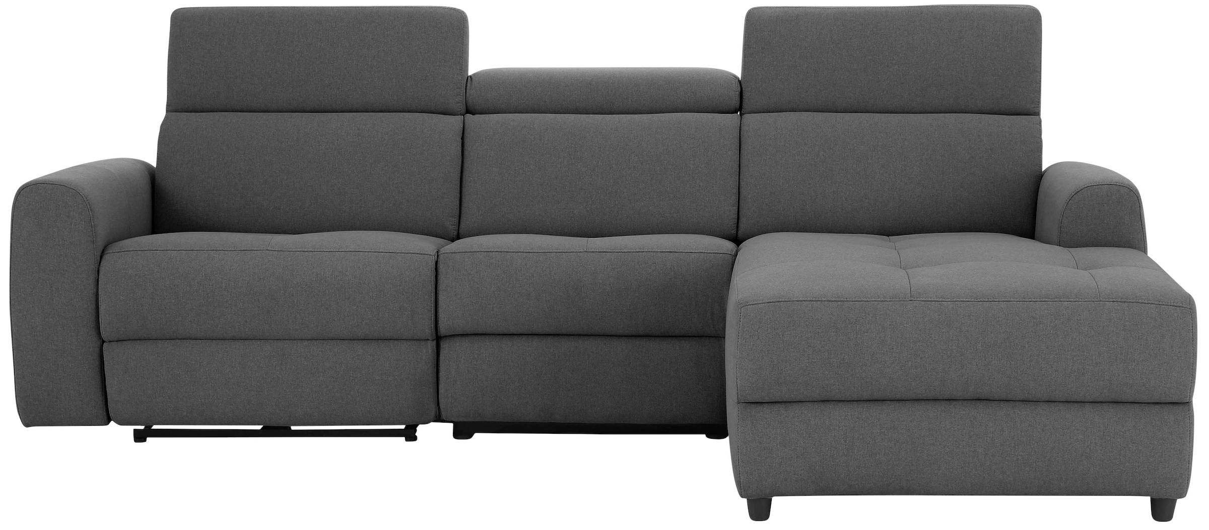 Ecksofa »Sentrano, L-Form,«, auch mit elektrischer Funktion mit USB-Anschluß, in 4...