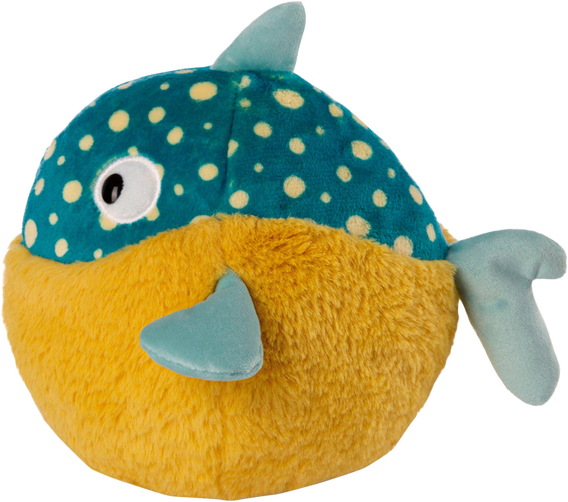 Nici Kuscheltier »Summer, Kugelfisch Volker, 20 cm«, liegend, enthält recyceltes Material (Global Recycled Standard)