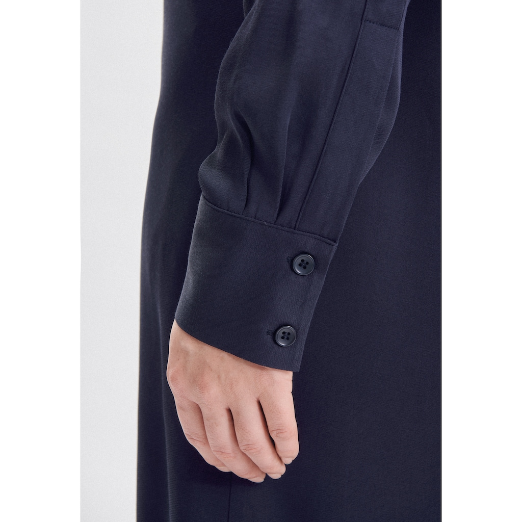 Damenmode Kleider seidensticker Sommerkleid »Schwarze Rose«, Langarm Kragen Uni dunkelblau Damenmode Kleider seidensticker Sommerkleid »Schwarze Rose«, Langarm Kragen Uni dunkelblau