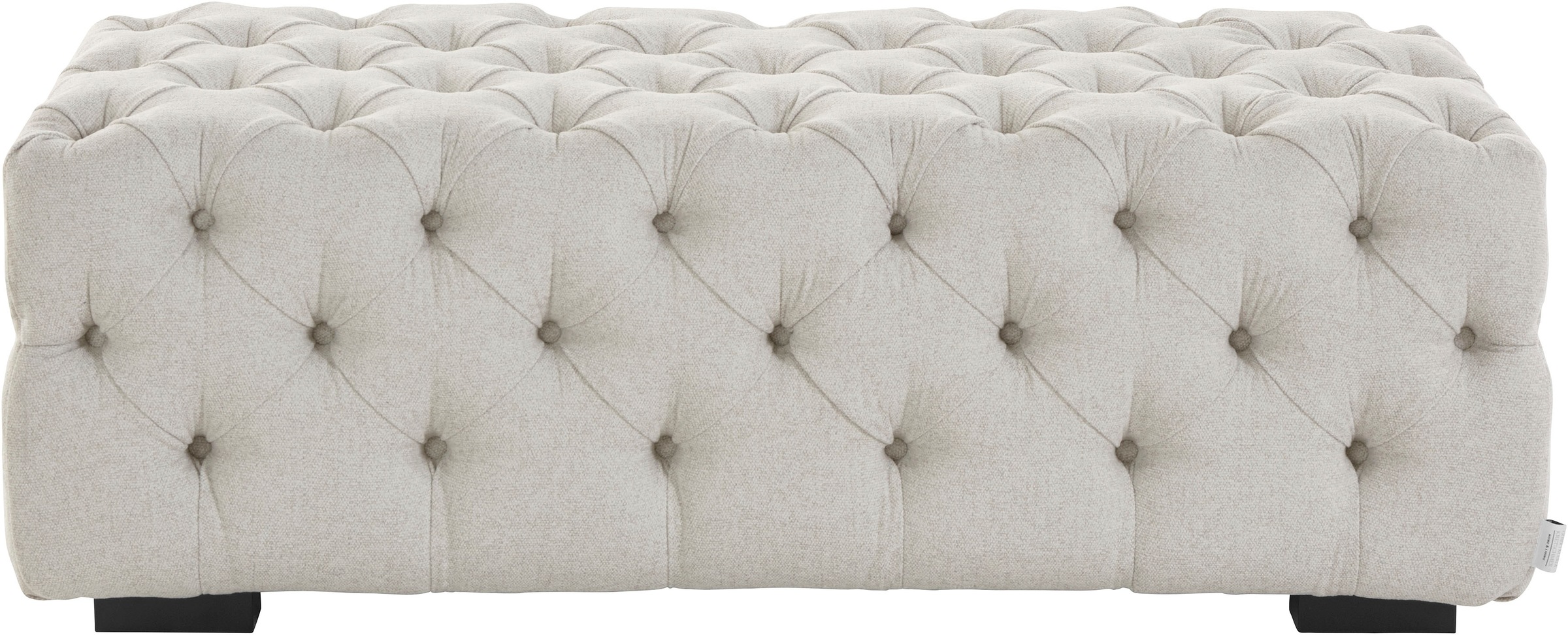 Thumbnail - Home affaire Polsterhocker "Kalina", mit klassischer Chesterfield-Knopfheftung