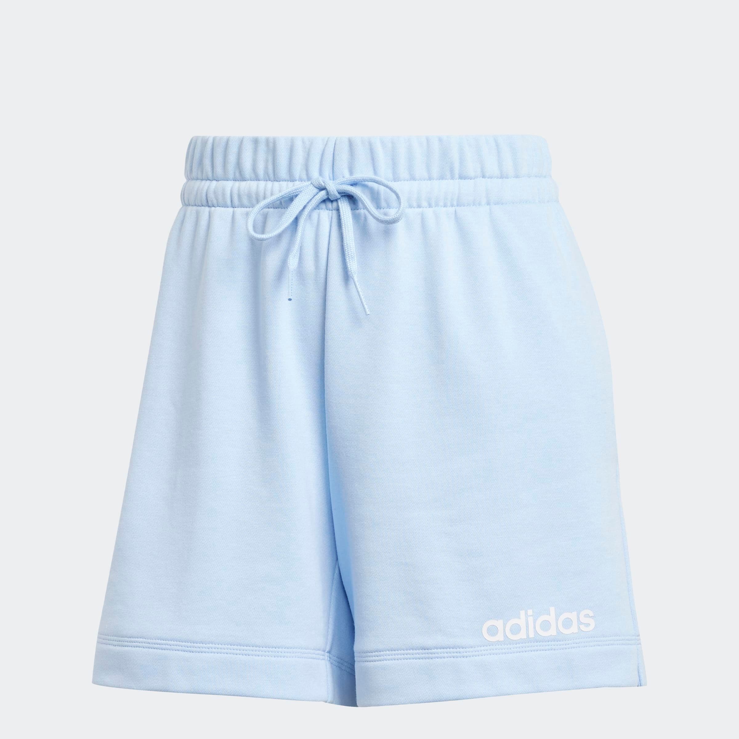adidas Sportswear Shorts »W LIN FT SHO«, (1 tlg.), Mitelhoher Bund mit Kordelzug, aus weichem French Terry