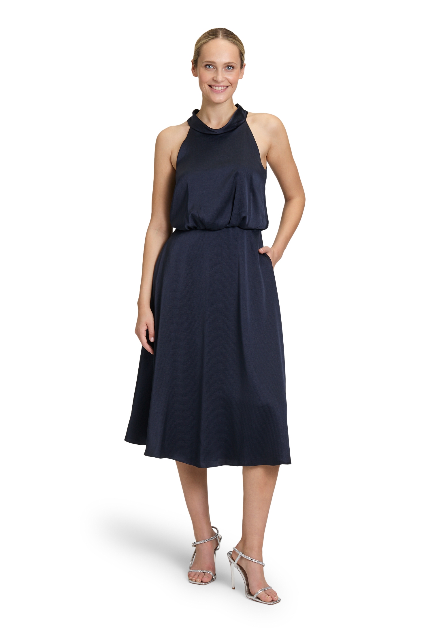 Vera Mont Cocktailkleid "Damen mit Stehkragen" Nahttasche Material günstig online kaufen