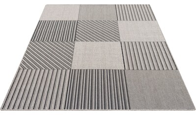 DELAVITA Teppich »Anali«, rechteckig, 8 mm Höhe, In- und Outdoor Teppich, Flachgewebe,... kaufen