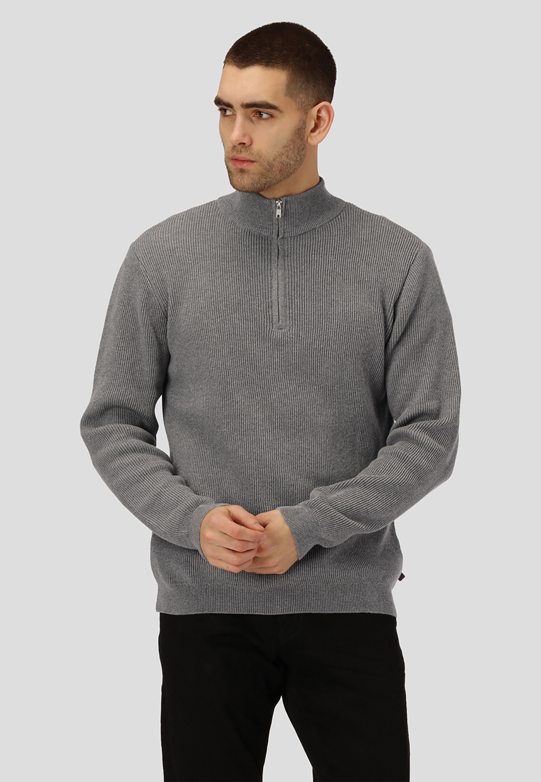Clean Cut Copenhagen Bolero »Clean Cut Copenhagen Mario Half-Zip Knit«, 1 Stk.

