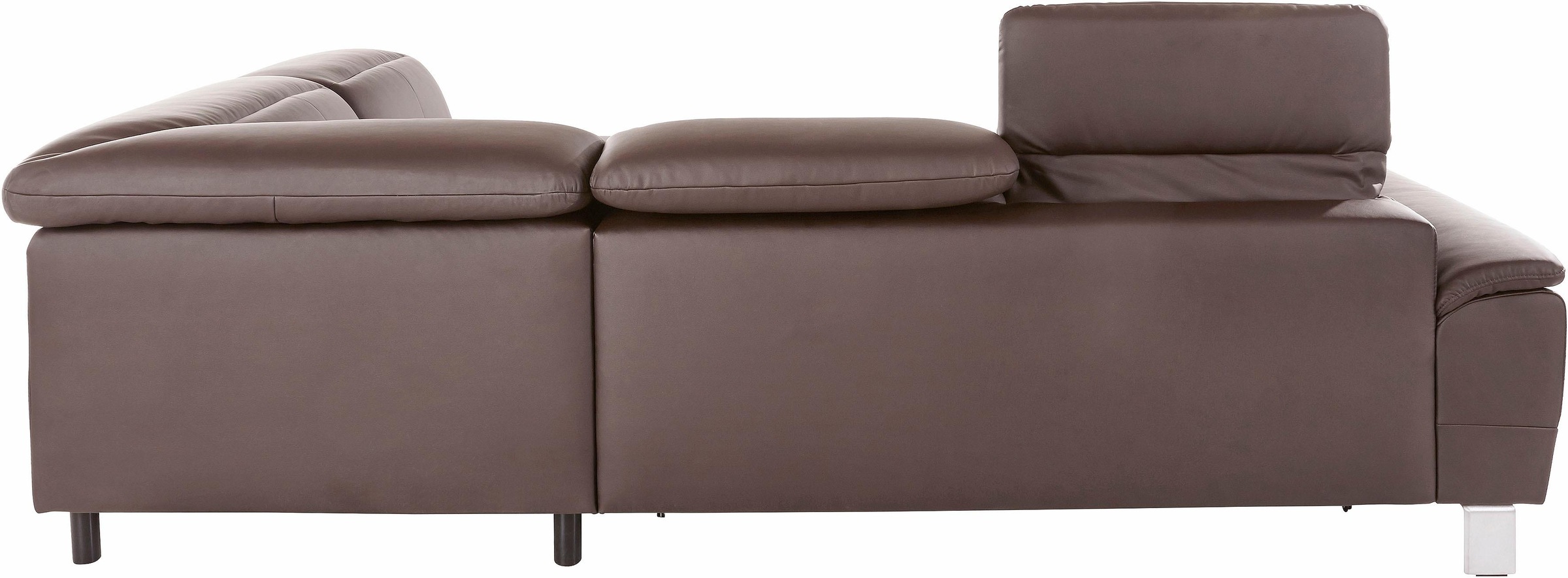 exxpo - sofa fashion Ecksofa »Mantua, L-Form«, mit Kopf- bzw. Rückenverstellung, Bettfunktion u. Bettkasten