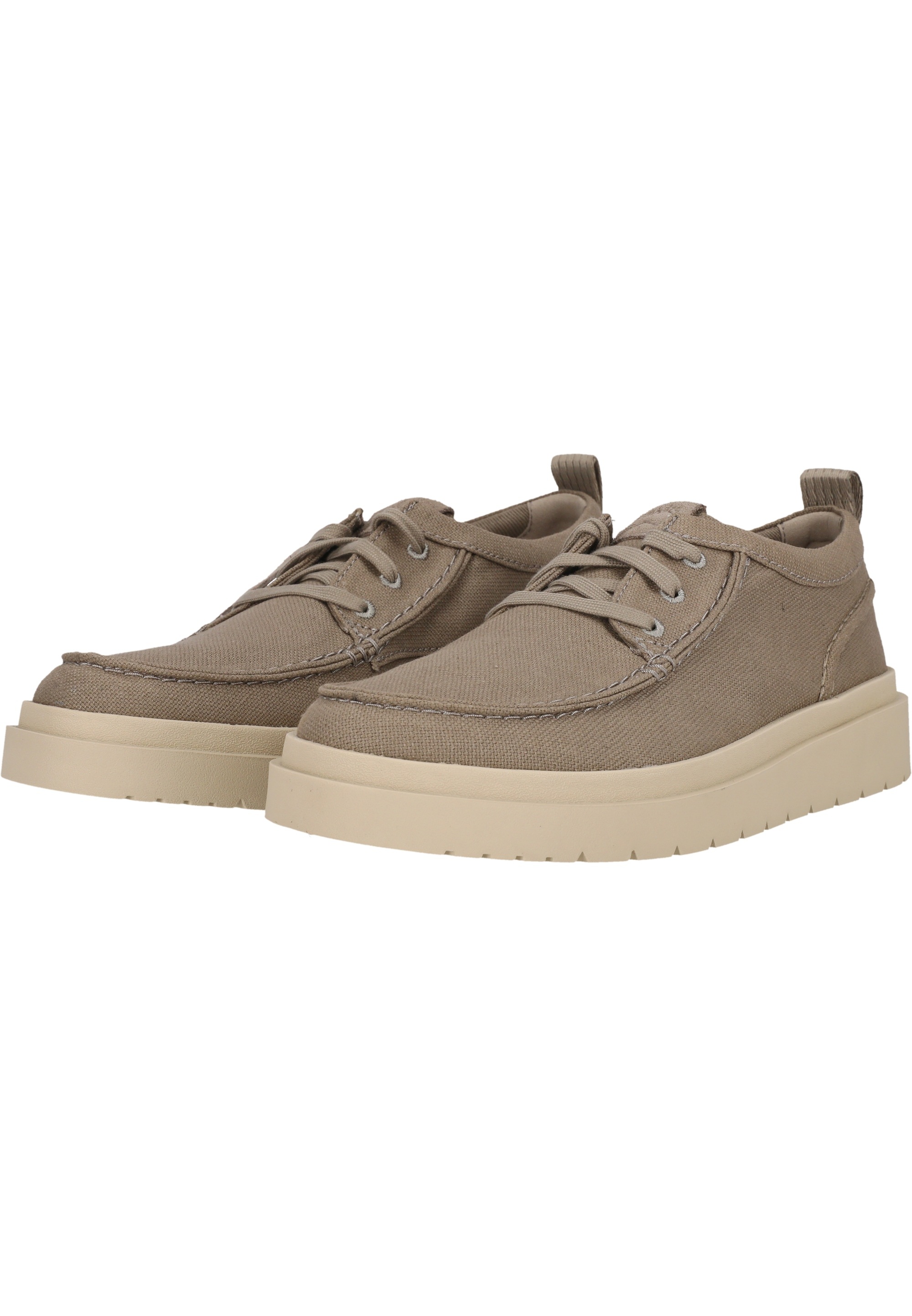 Clarks Schnürschuh »Polden Moc«  mit markanter Sohle