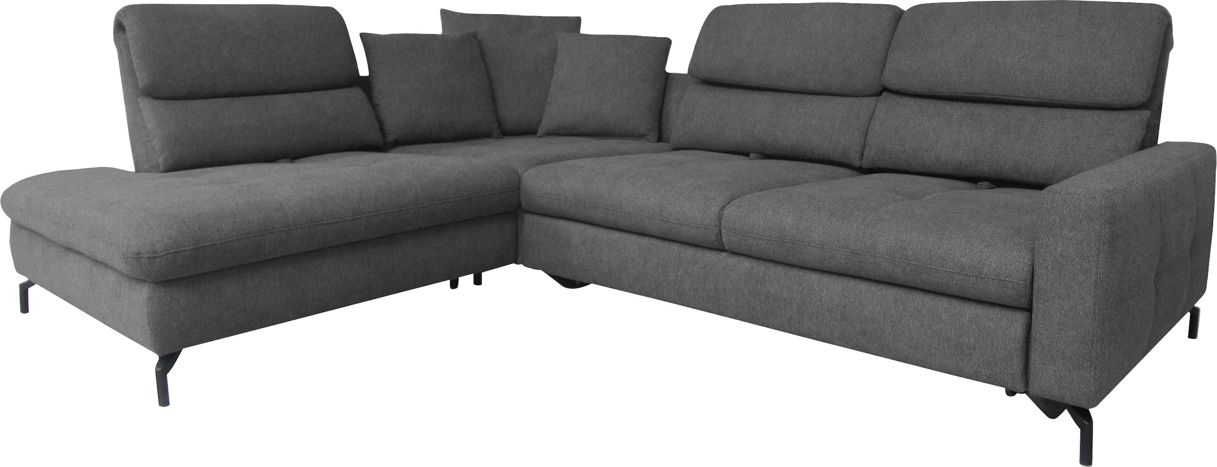 alina Ecksofa "Louis", Breite 260 cm, Rückenlehnenverstellung, wahlweise mi günstig online kaufen