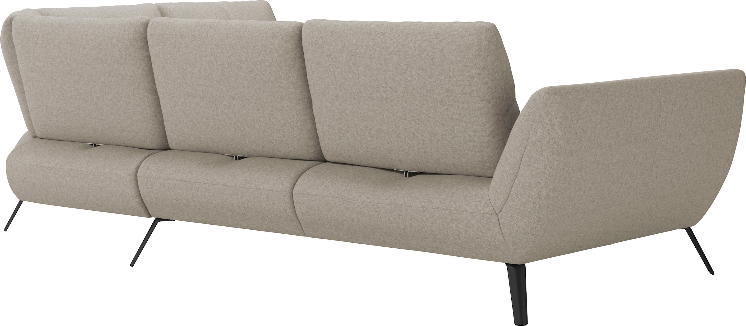 Places of Style Ecksofa »Mikado L-Form«, inkl. Sitztiefenverstellung und Armteilverstellung