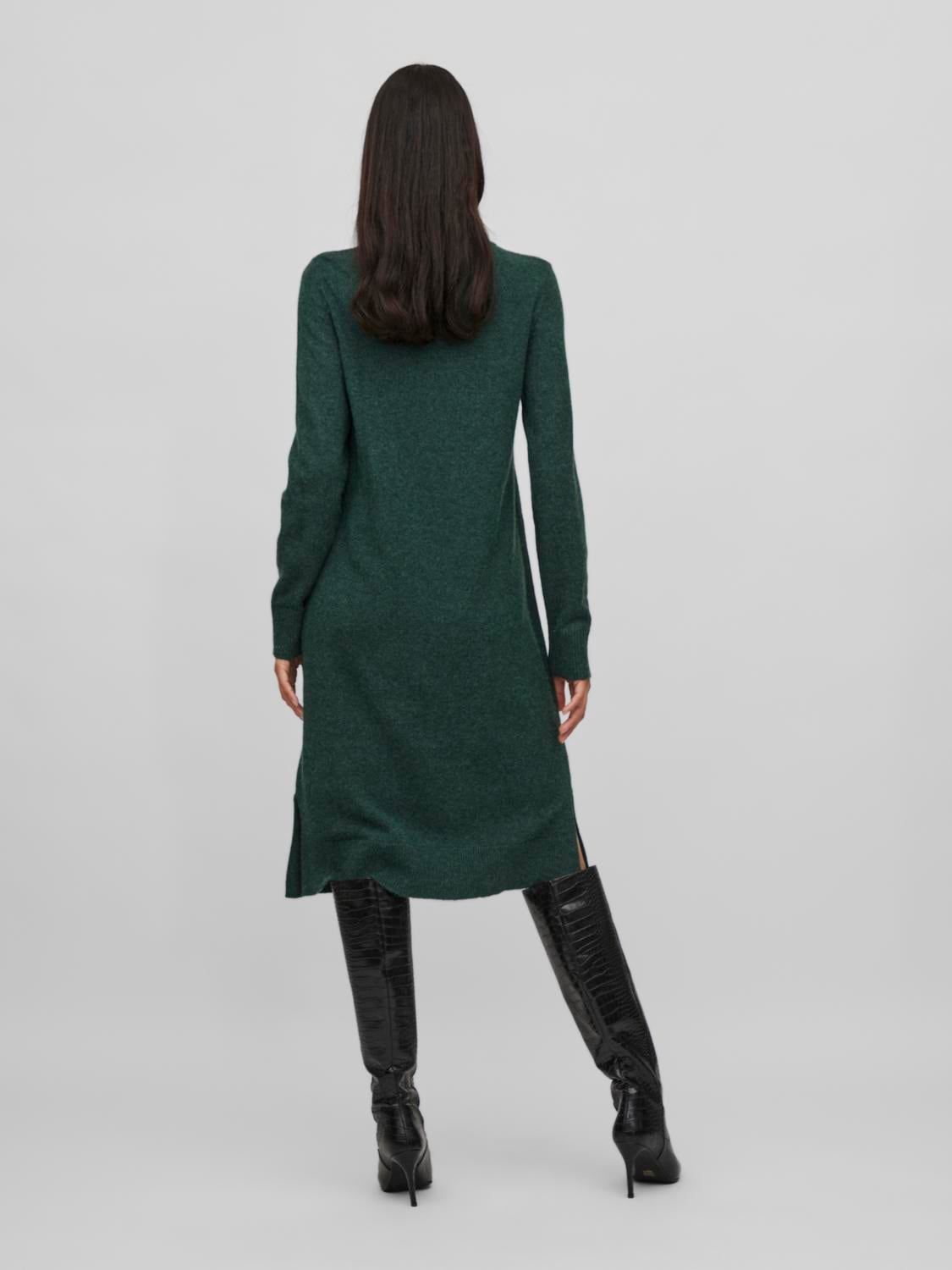 Vila Strickkleid "VIRIL CREW NECK L/S MIDI DRESS - NOOS" günstig online kaufen