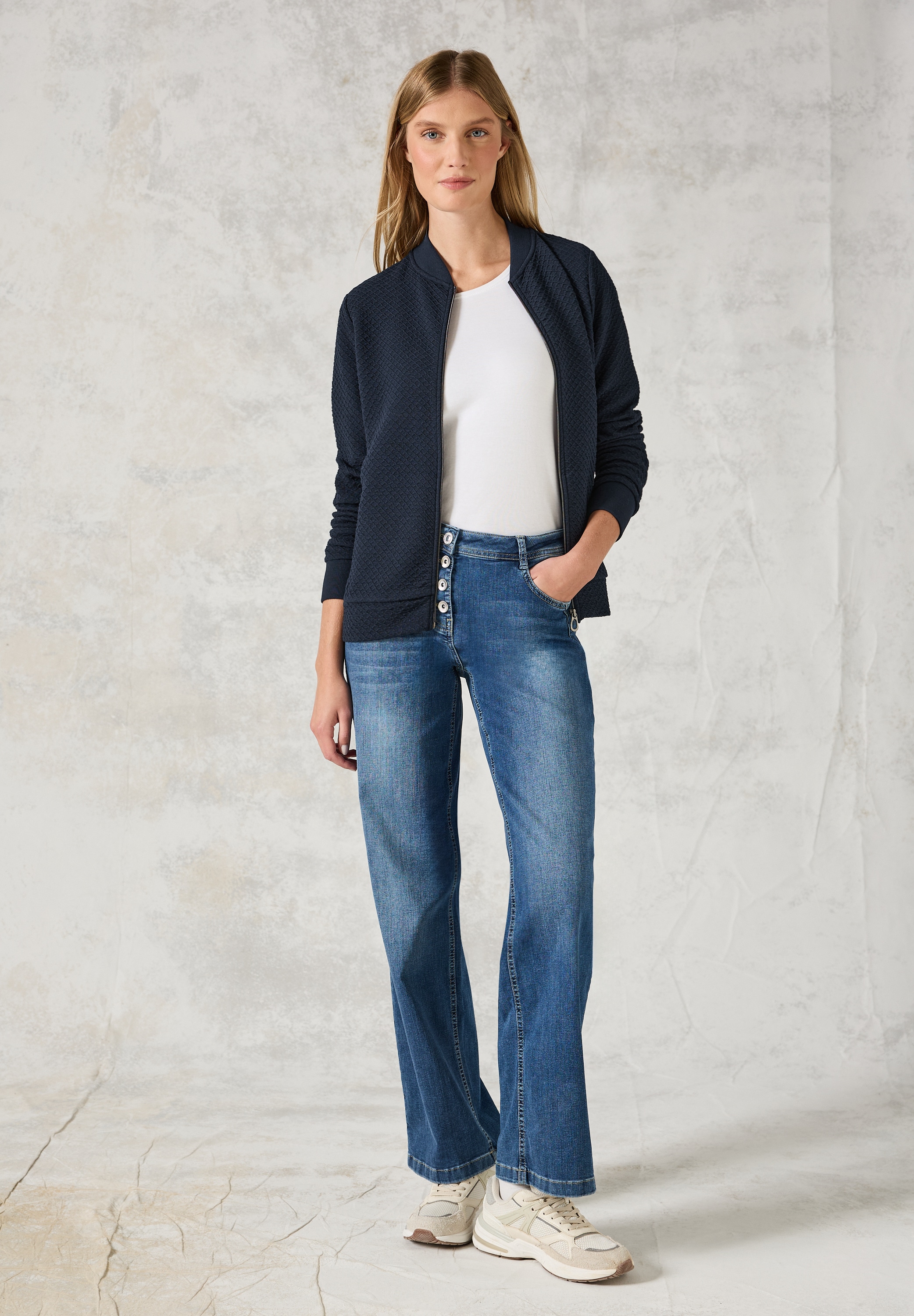 Cecil Cardigan mit Rundhalsausschnitt