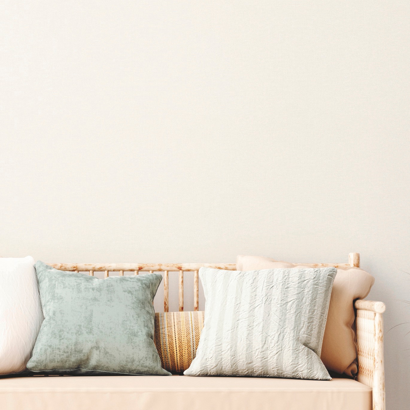 A.S. Création Vliestapete »Natural Living Leinwandoptik«, matt-gemustert-neutral, Tapete PVC-Frei ressourcenschonend skandinavisch Tapeten Flur