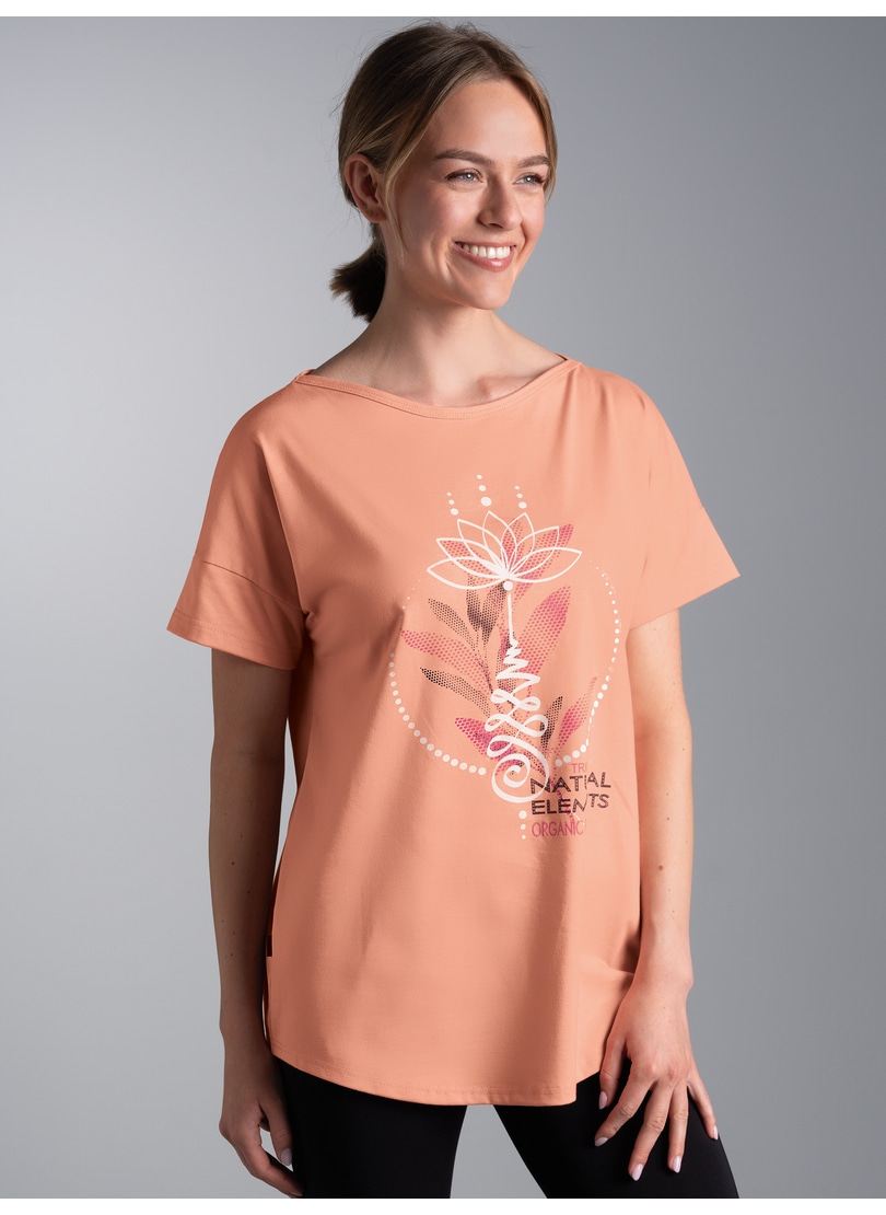 Trigema "TRIGEMA T-Shirt mit Printmotiv "Natural Elements"" 1