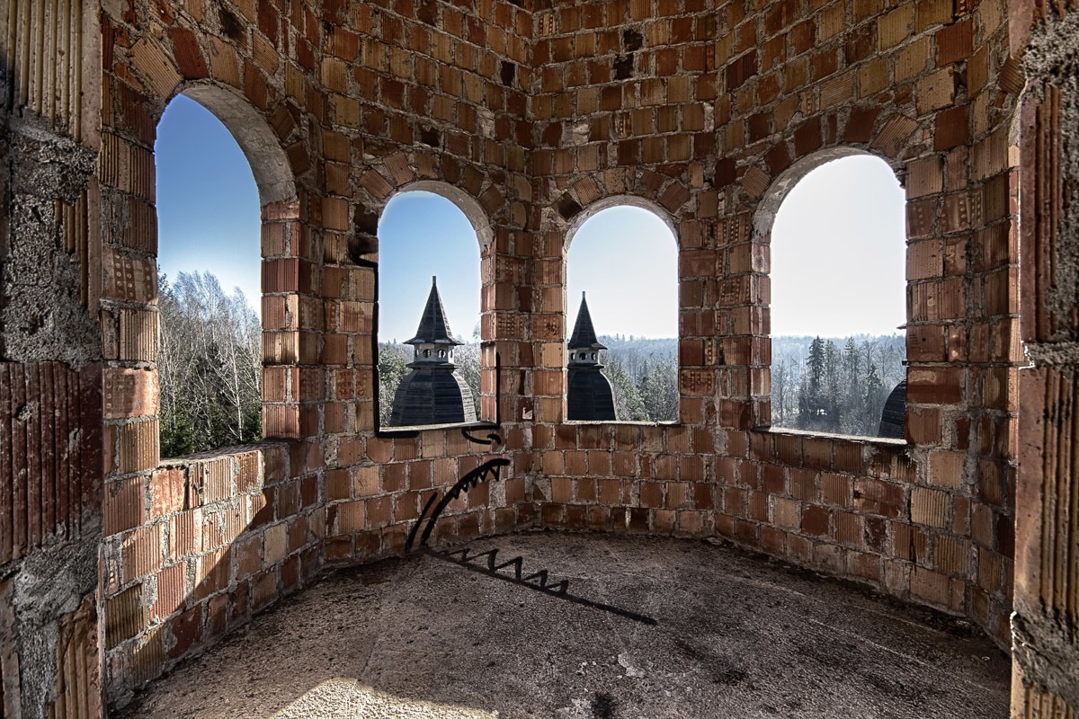 Papermoon Fototapetas »Verlassenes Schloss«