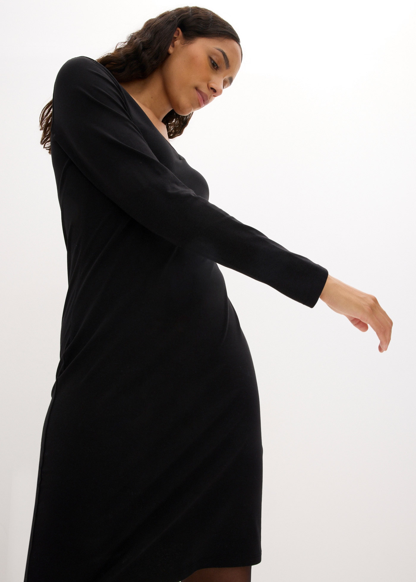 bonprix Jerseykleid "Jerseykleid aus Viskose (2er Pack)" Packung, 2, 2 Stk. günstig online kaufen