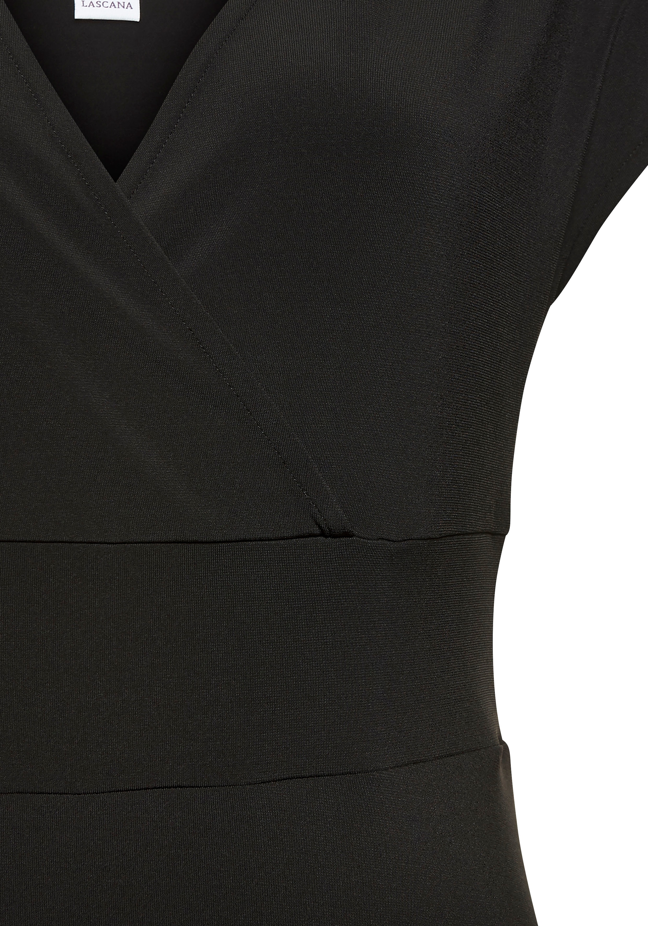 LASCANA Midikleid, aus bügelfreier Ware, elegantes Sommerkleid aus Jersey, Strandkleid