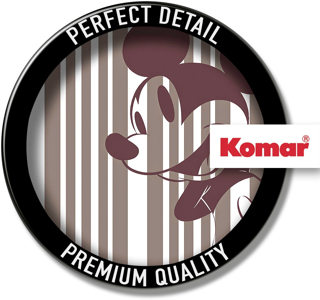 Komar Vliestapete »Digitaldruck Vlies -  Mickey Tone-on-Tone - Größe 200 x 250 cm« bedruckt glatt Kinderzimmer