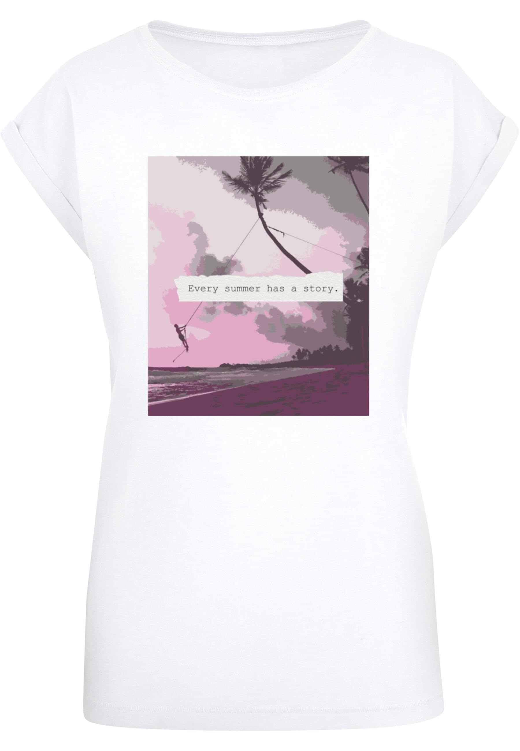 T-Shirt »Merchcode Damen Ladies Summer - Every summer has a story T-Shirt«, (1 tlg.)
