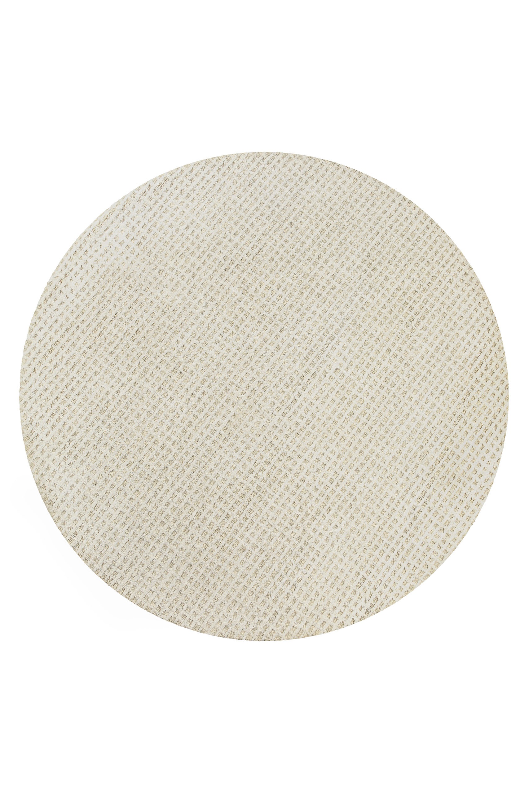 Wecon home Teppich »Hamptons THIRTY«, rund, 17 mm Höhe, Kurzflor, Wohnzimmer, Schlafzimmer, elegant, robust, kariert
